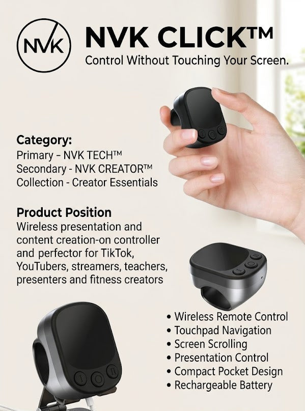 NVK CLICK™ - Control Without Touching Your Screen.