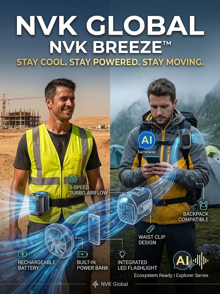 NVK BREEZE™ Portable Cooling System