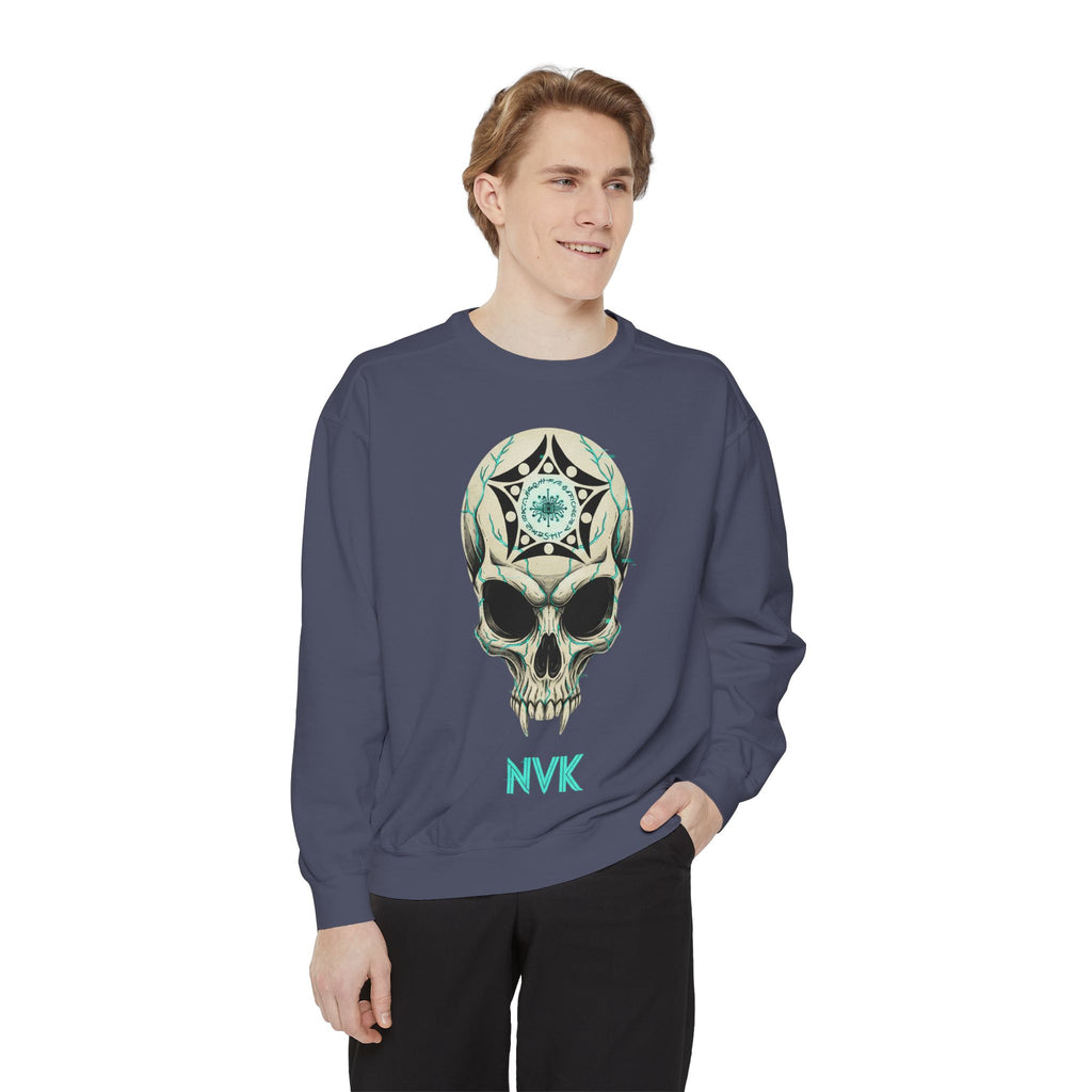NVK BUGA SPHERE SKULL SWEATSHIRT™ — Graphic Crewneck