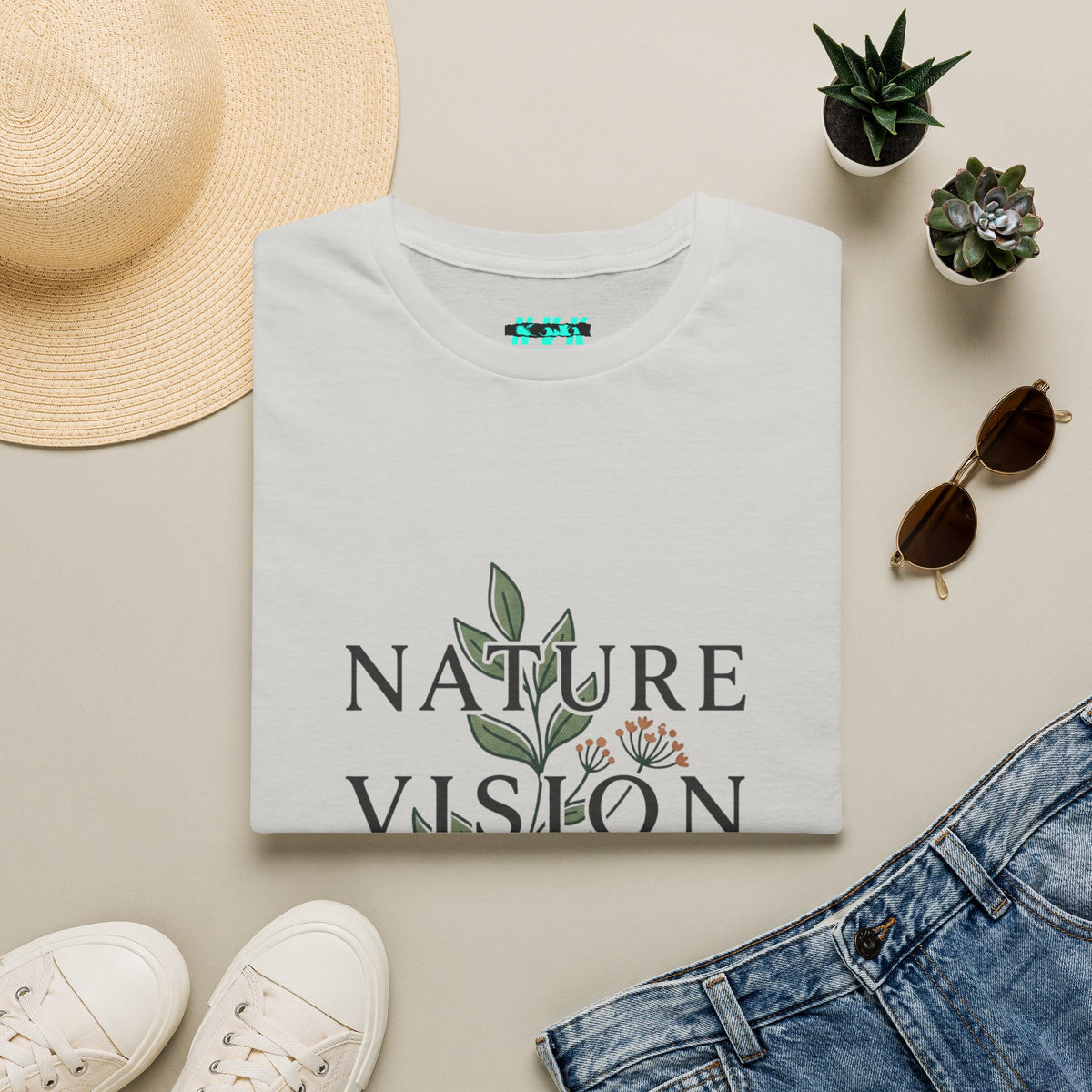 NVK NATURE VISION TEE™ — Botanical Graphic, Everyday Wear