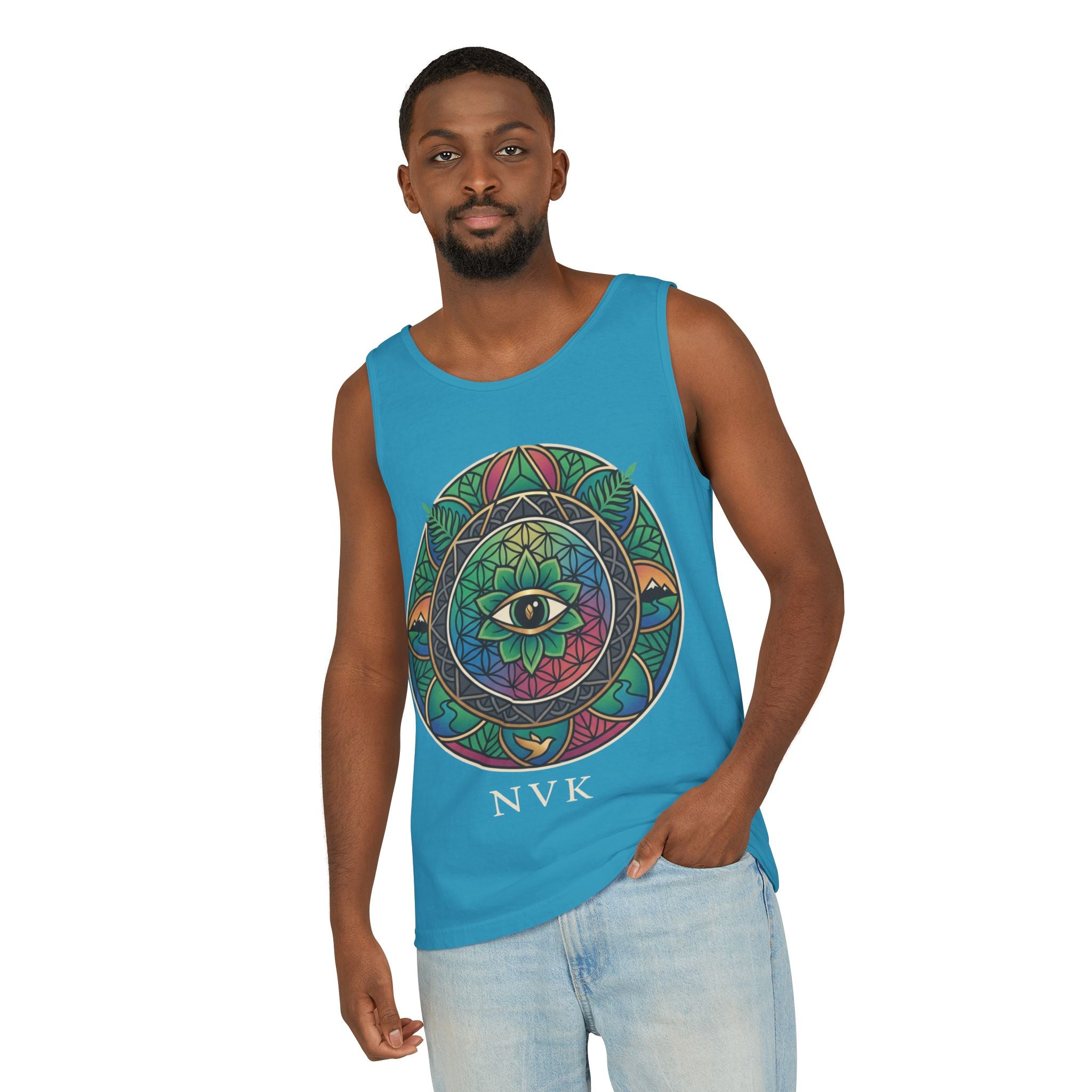 NVK MANDALA EYE TANK™ — Unisex Spiritual Graphic
