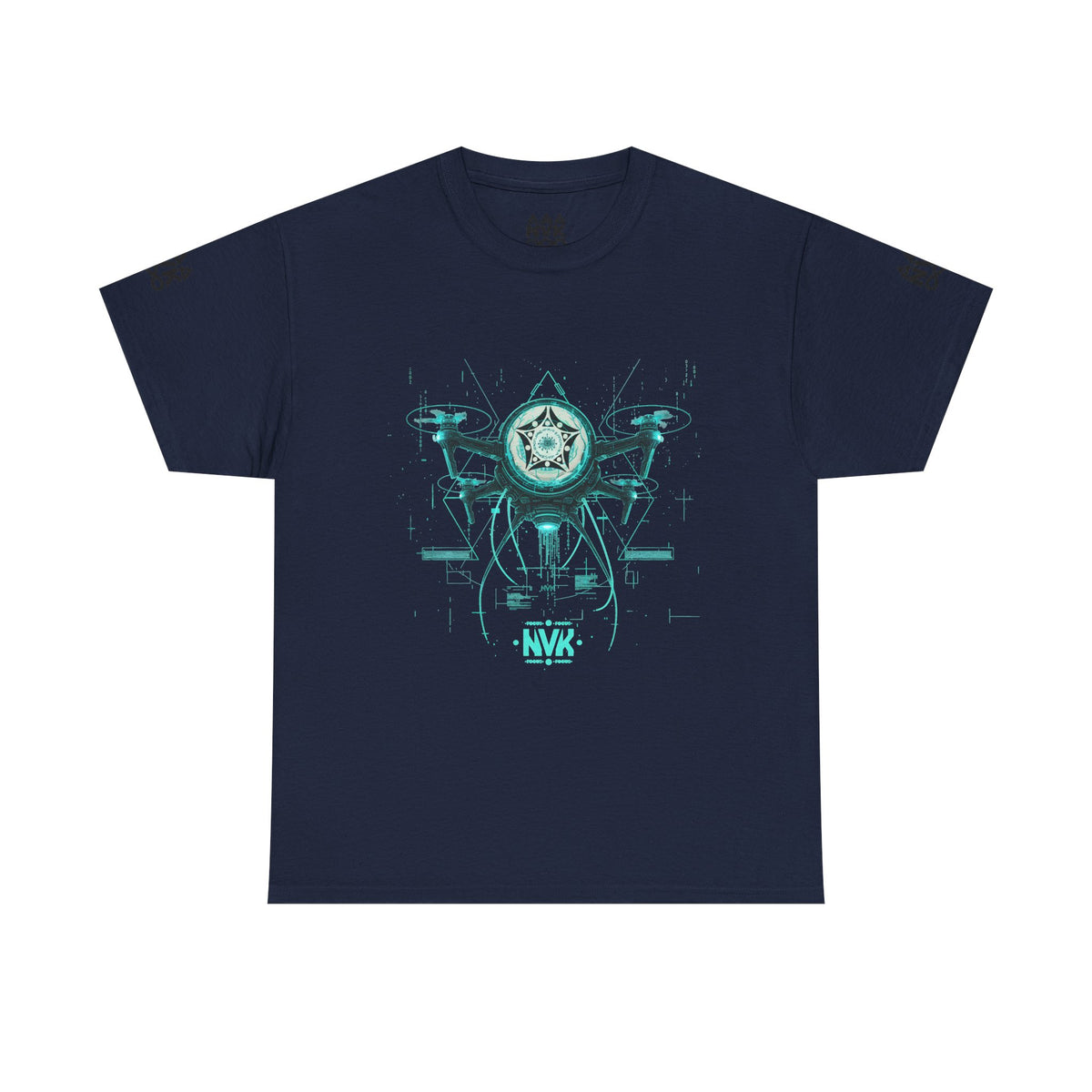 NVK ALIEN DRONE EMBLEM TEE™ — Futuristic Tech Graphic