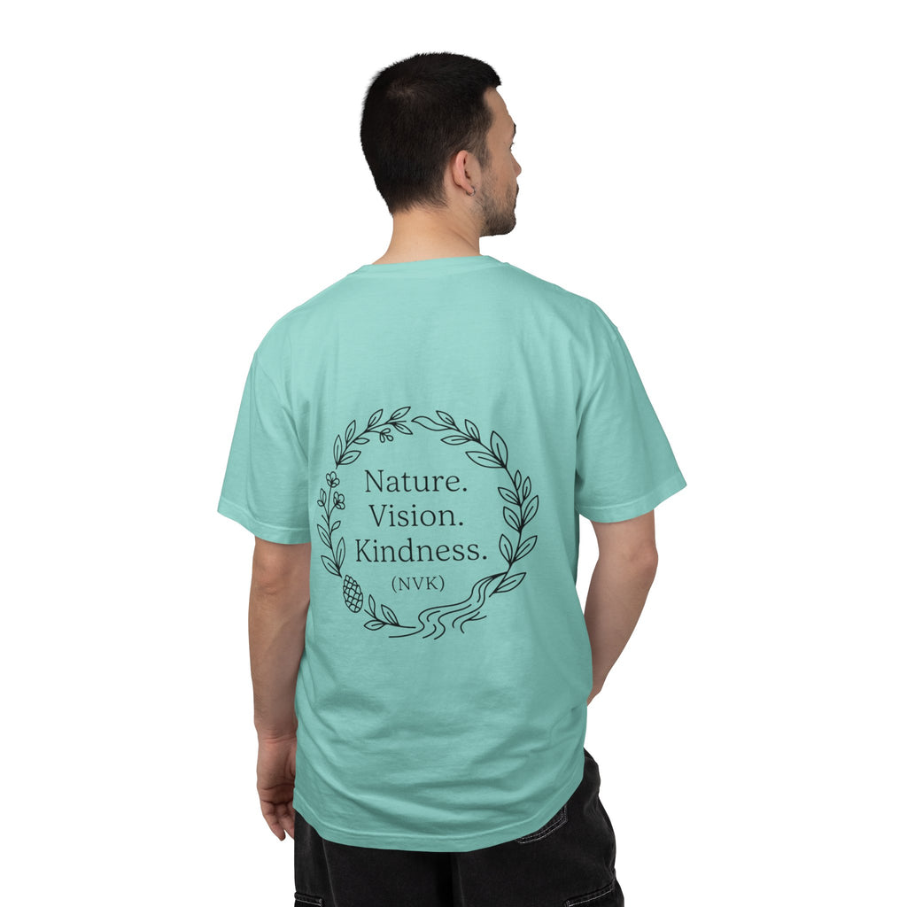 NVK NATURE VISION KINDNESS TEE™ — Floral Wreath Graphic
