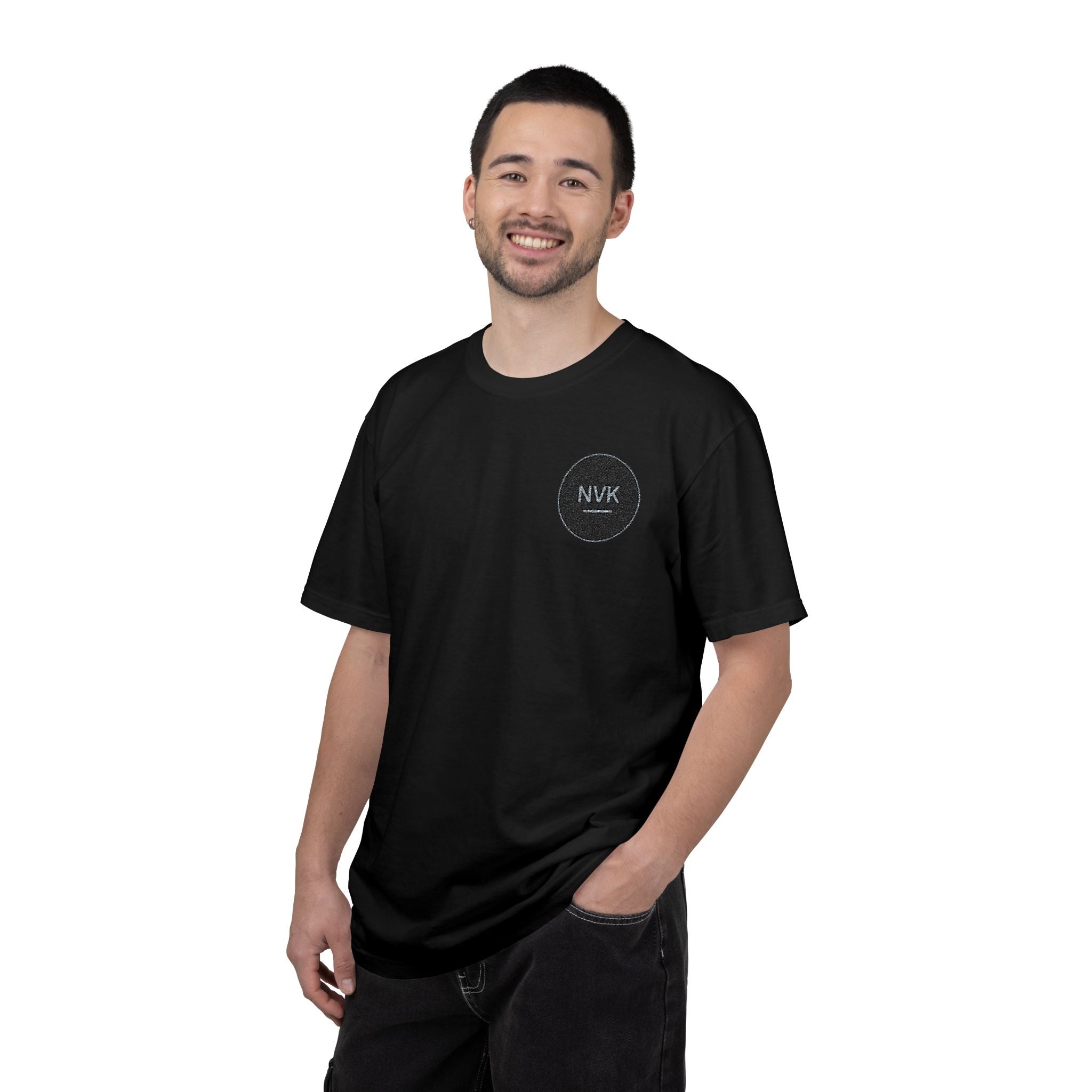 NVK MINIMAL LOGO TEE™ — Heavyweight Garment-Dyed Essential
