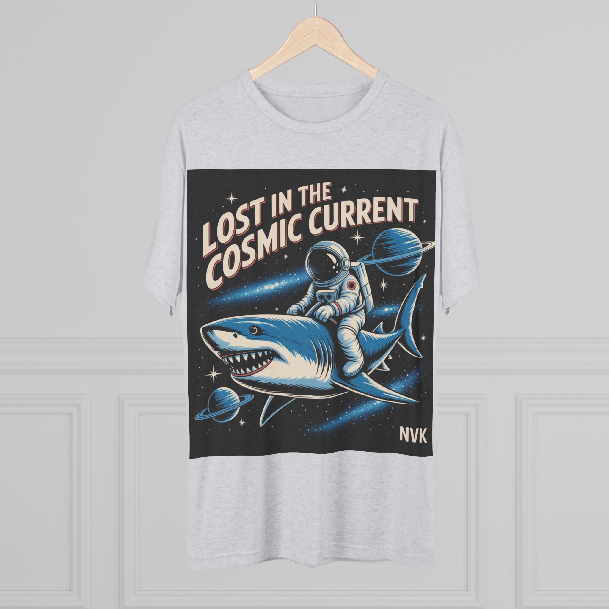 NVK COSMIC CURRENT TEE™ — Unisex Tri-Blend Graphic