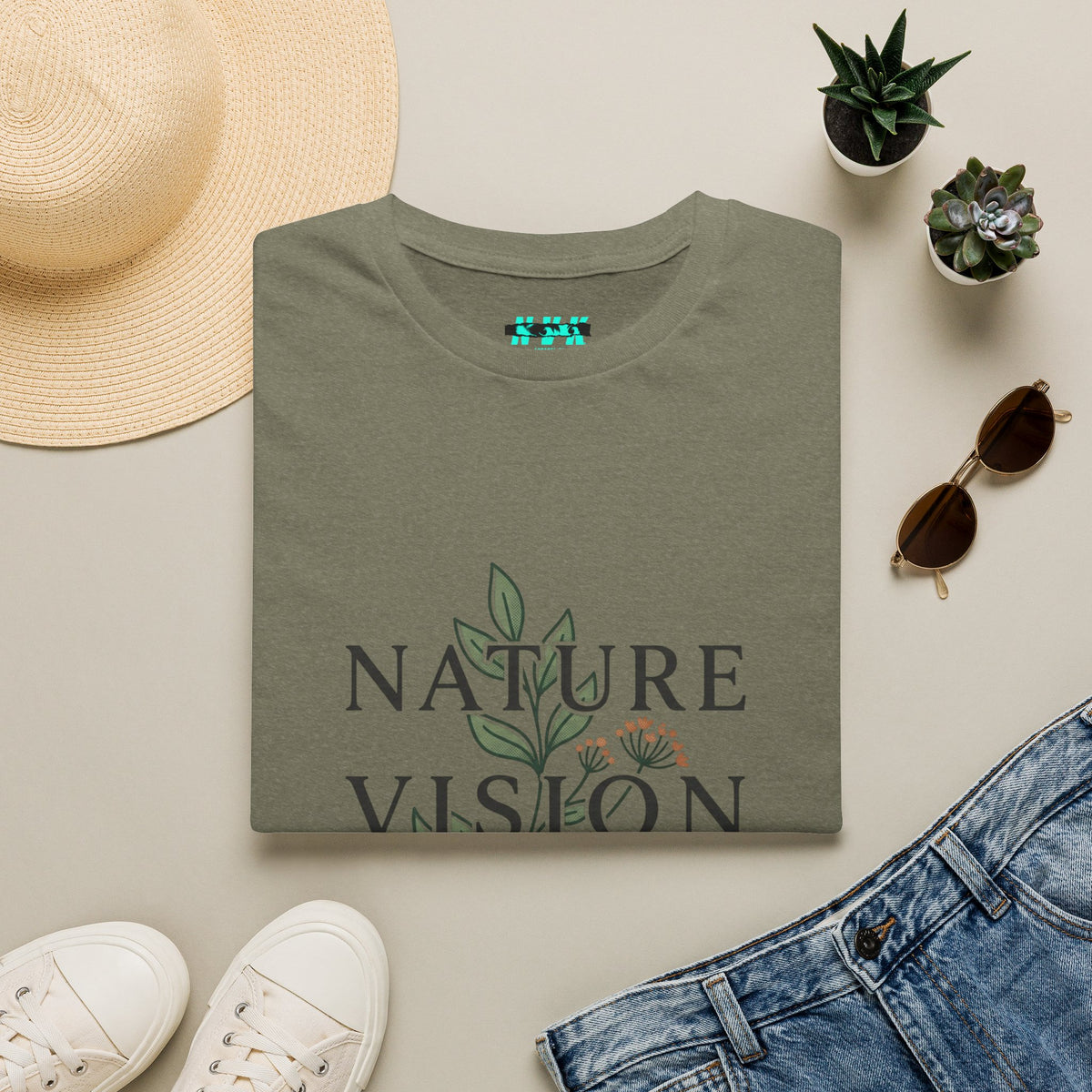 NVK NATURE VISION TEE™ — Botanical Graphic, Everyday Wear