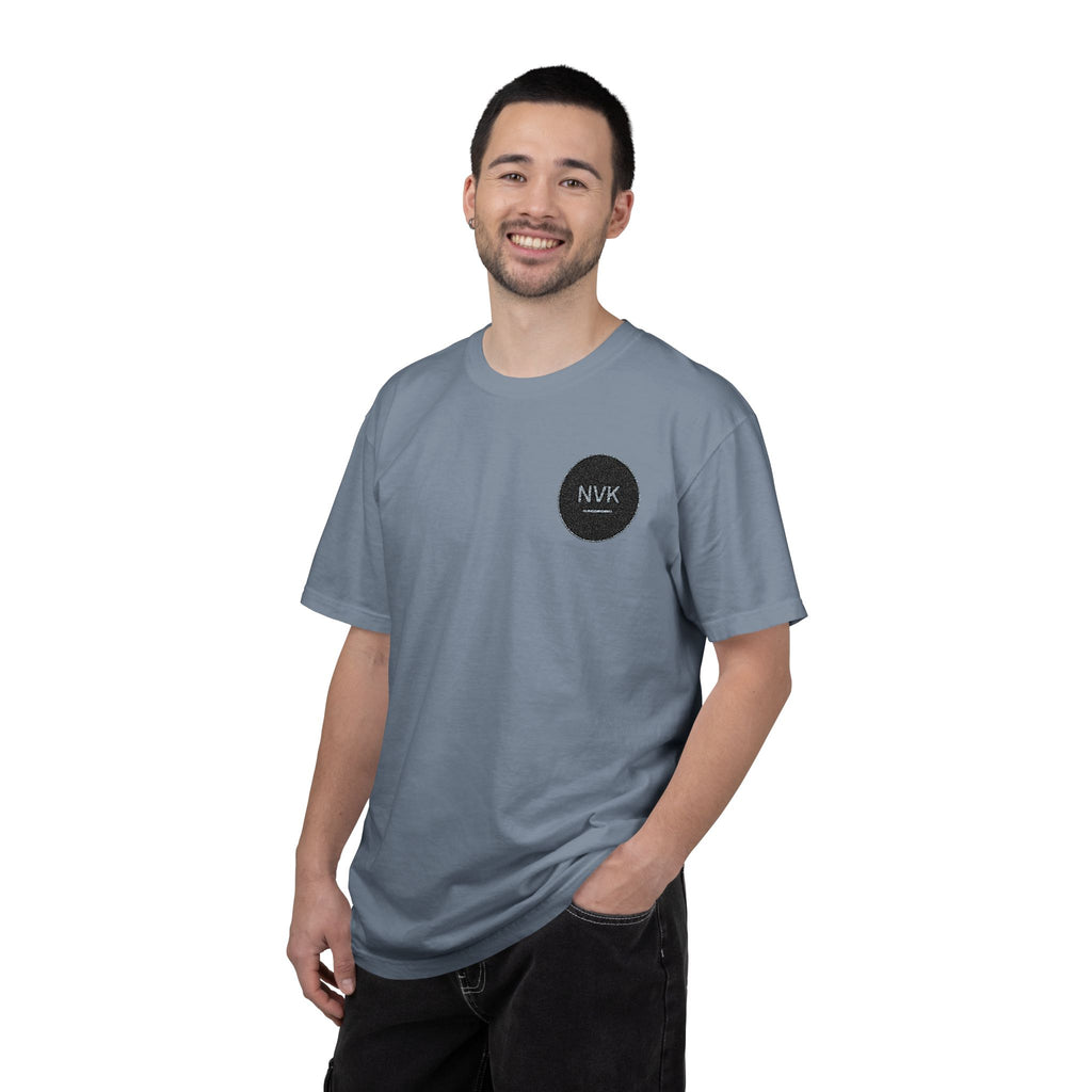 NVK MINIMAL LOGO TEE™ — Heavyweight Garment-Dyed Essential