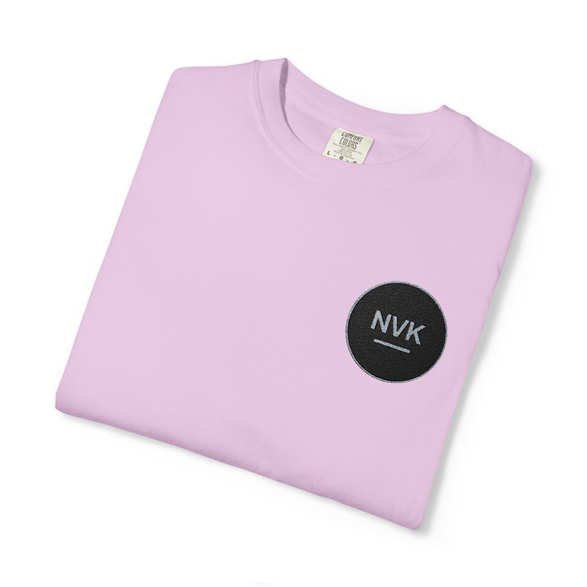 NVK MINIMAL LOGO TEE™ — Heavyweight Garment-Dyed Essential