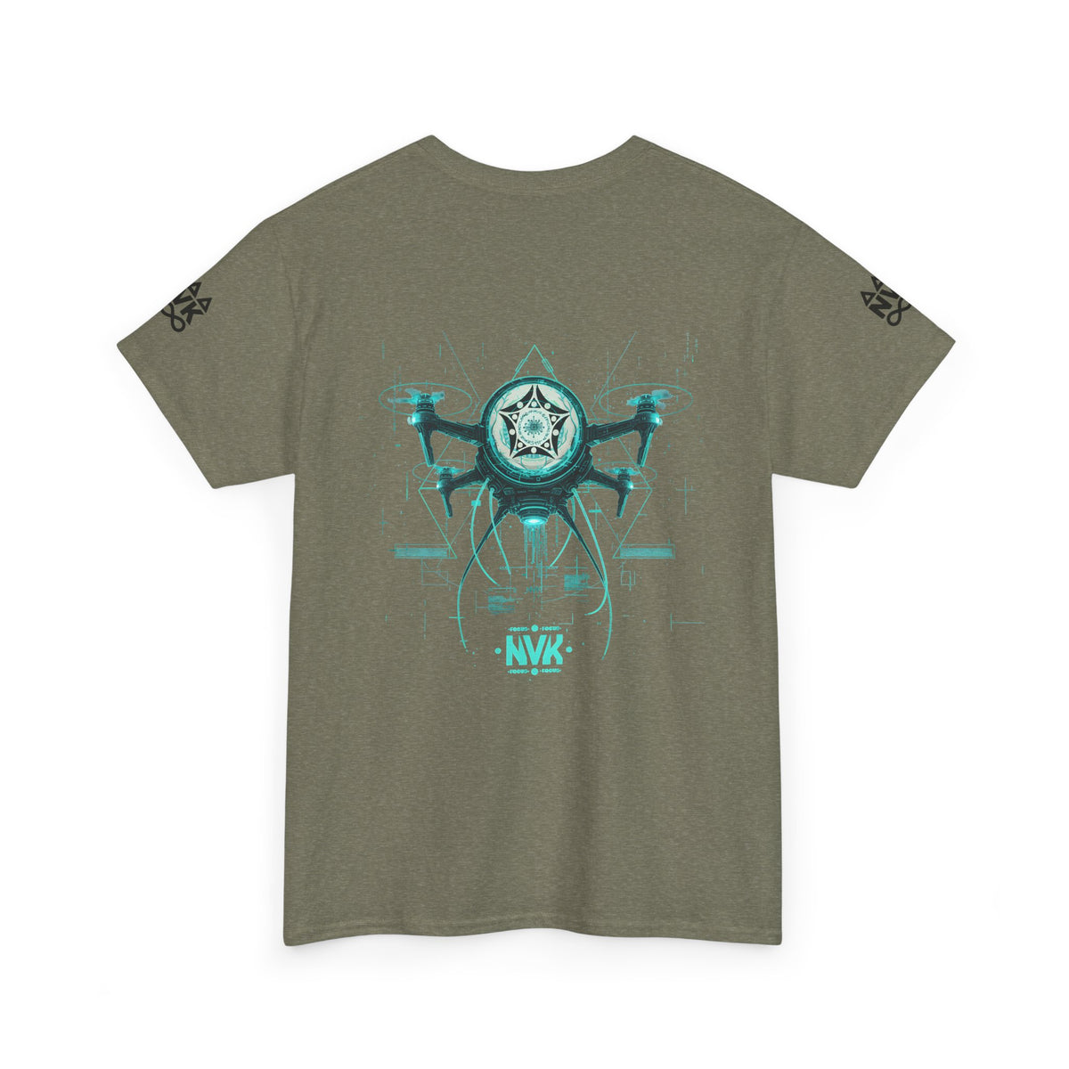 NVK ALIEN DRONE EMBLEM TEE™ — Futuristic Tech Graphic