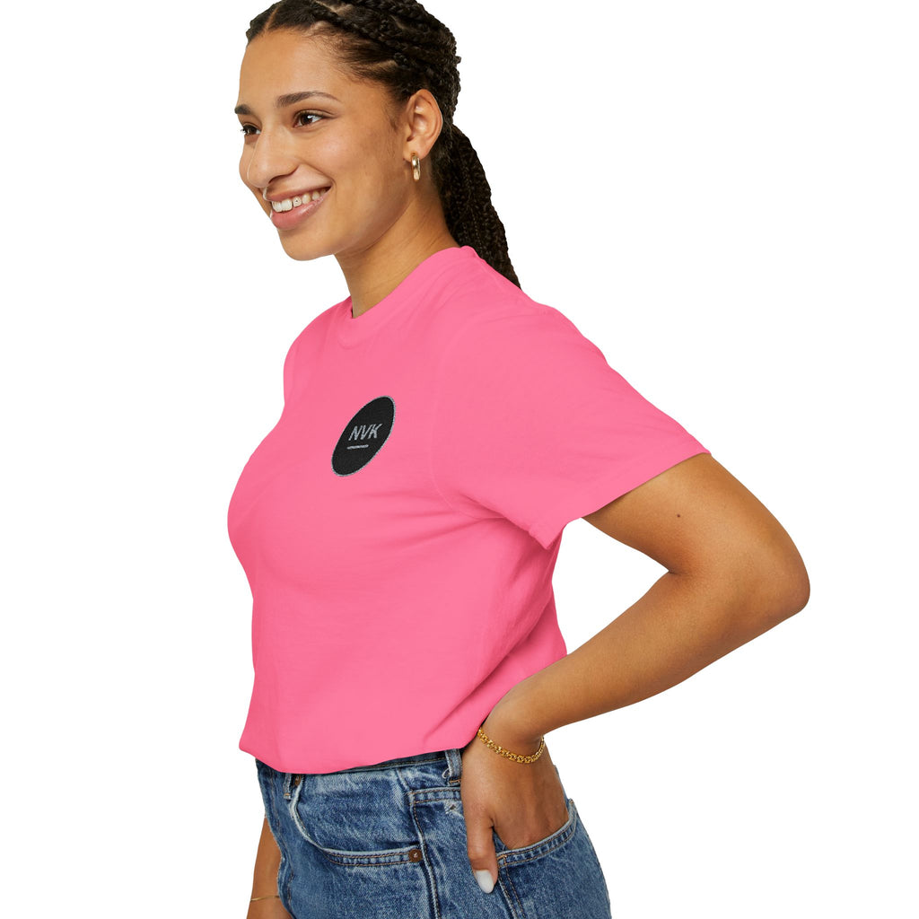 NVK MINIMAL LOGO TEE™ — Heavyweight Garment-Dyed Essential