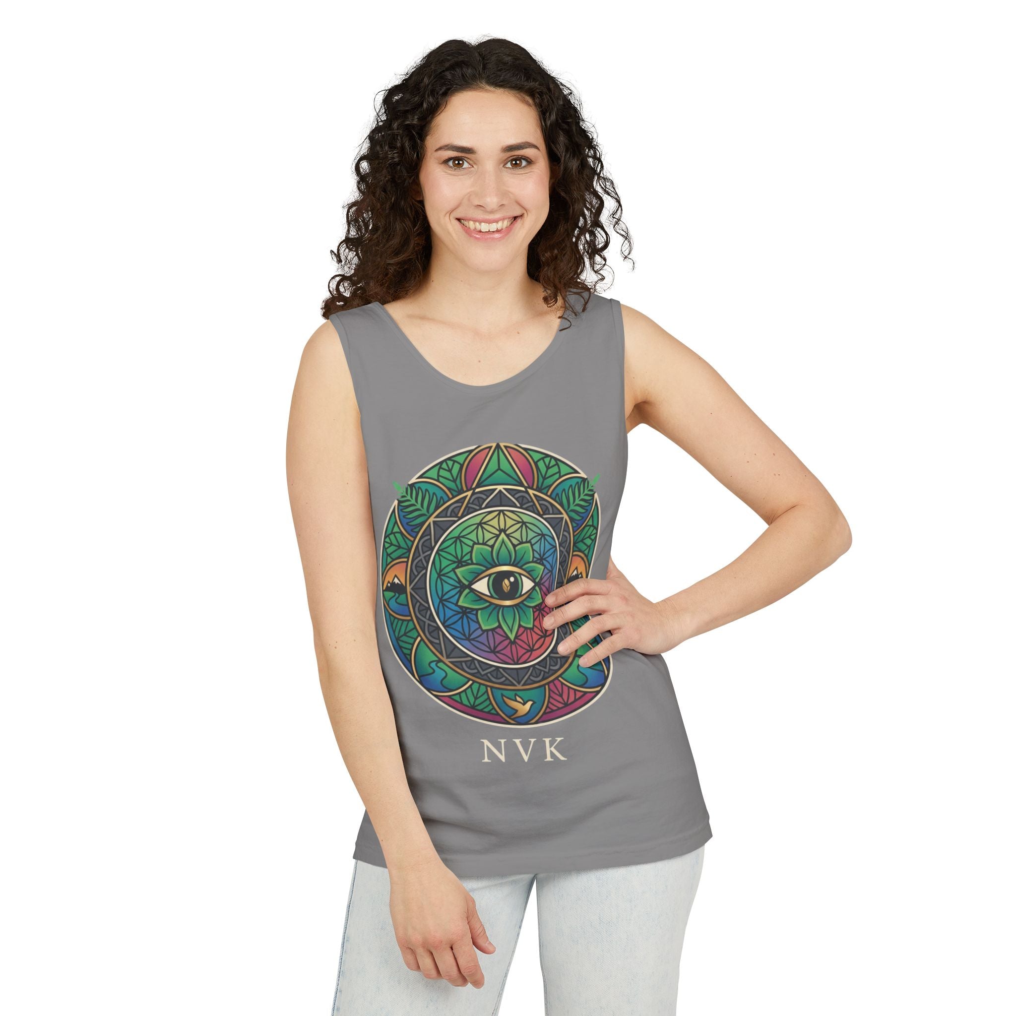 NVK MANDALA EYE TANK™ — Unisex Spiritual Graphic