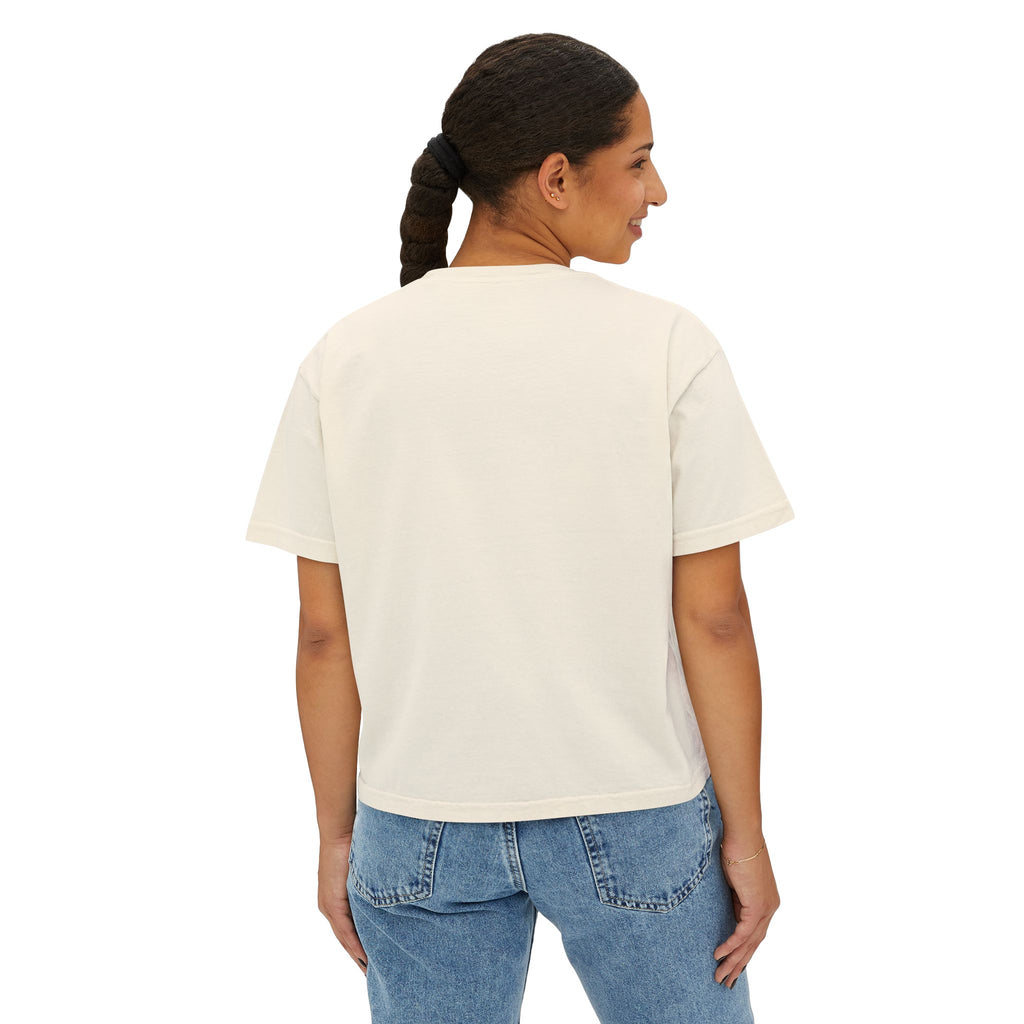 NVK CIRCLE BOXY TEE™ — Women's Minimalist Crop