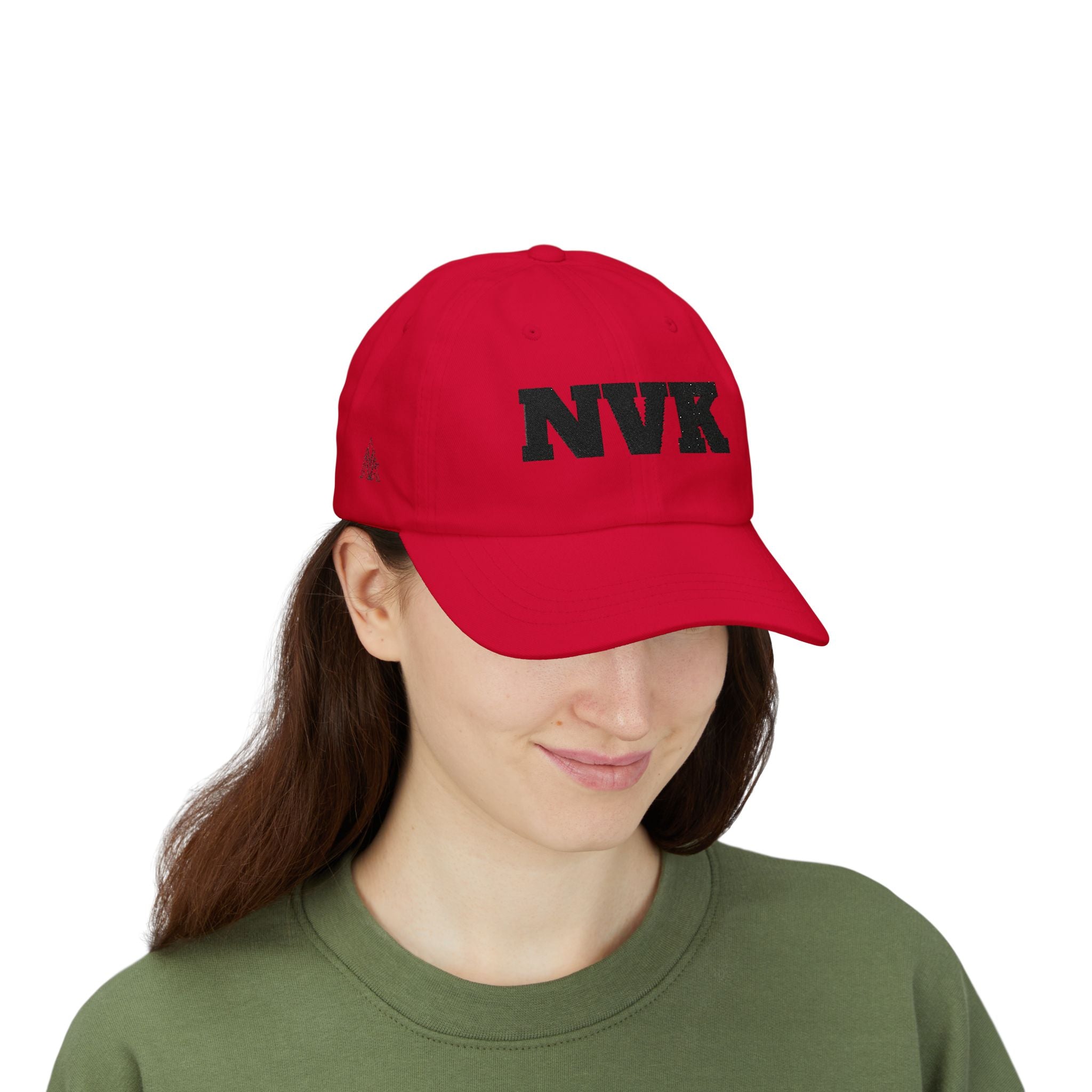 NVK EMBROIDERED DAD CAP™ — Classic White Baseball Hat