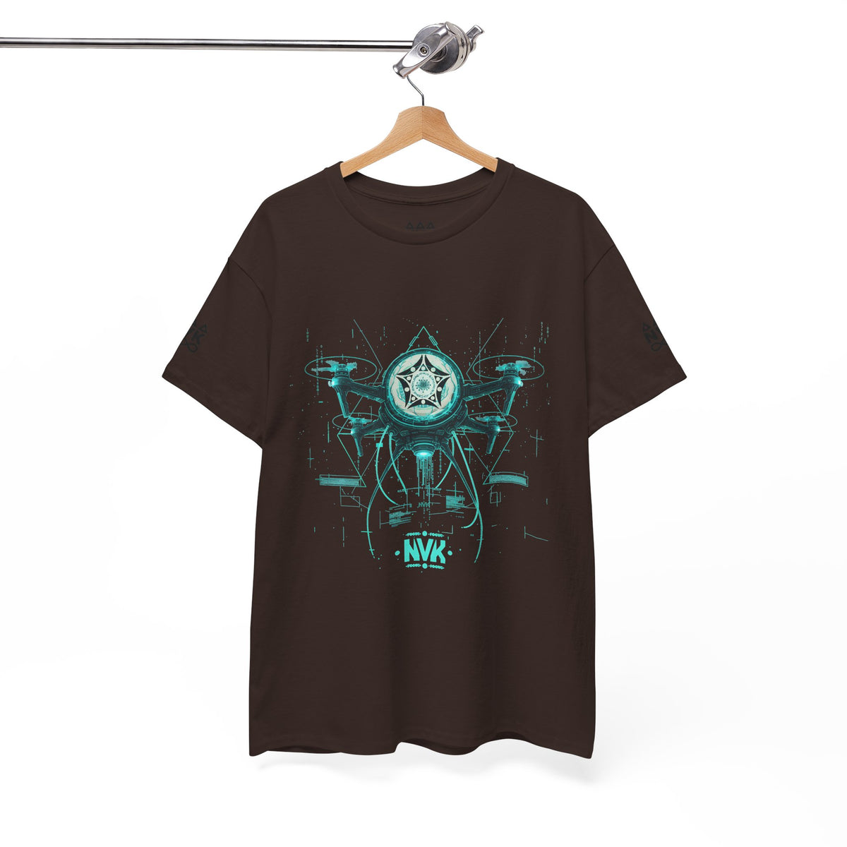 NVK ALIEN DRONE EMBLEM TEE™ — Futuristic Tech Graphic