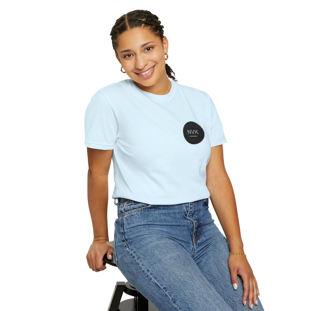 NVK MINIMAL LOGO TEE™ — Heavyweight Garment-Dyed Essential