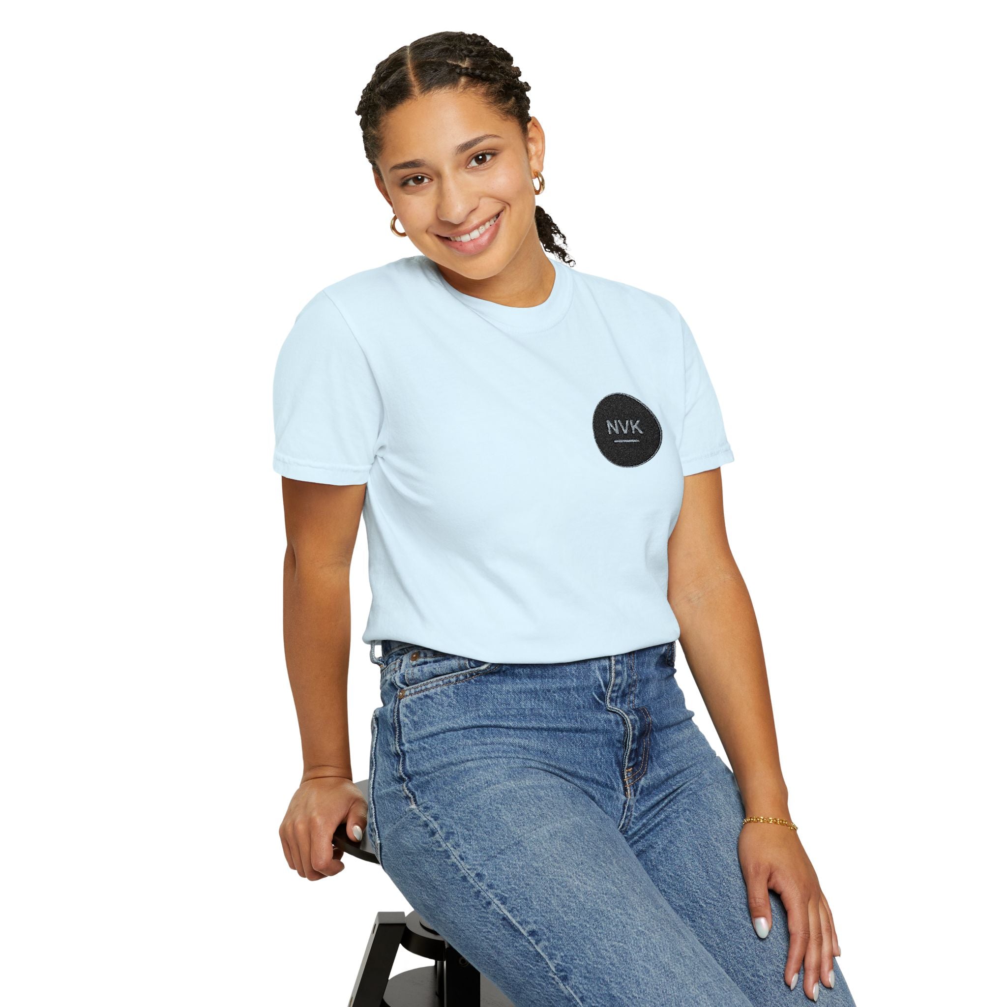 NVK MINIMAL LOGO TEE™ — Heavyweight Garment-Dyed Essential