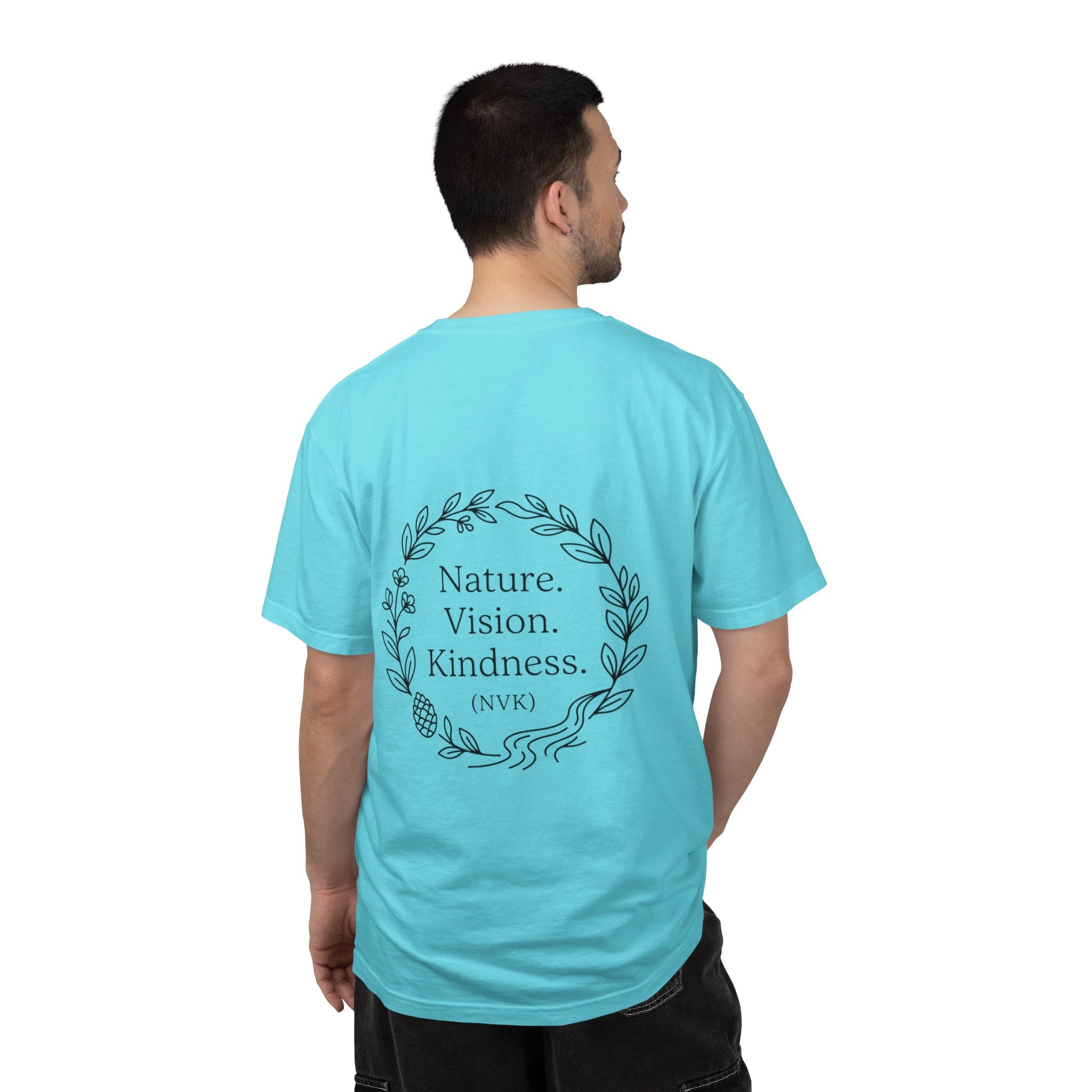 NVK NATURE VISION KINDNESS TEE™ — Floral Wreath Graphic