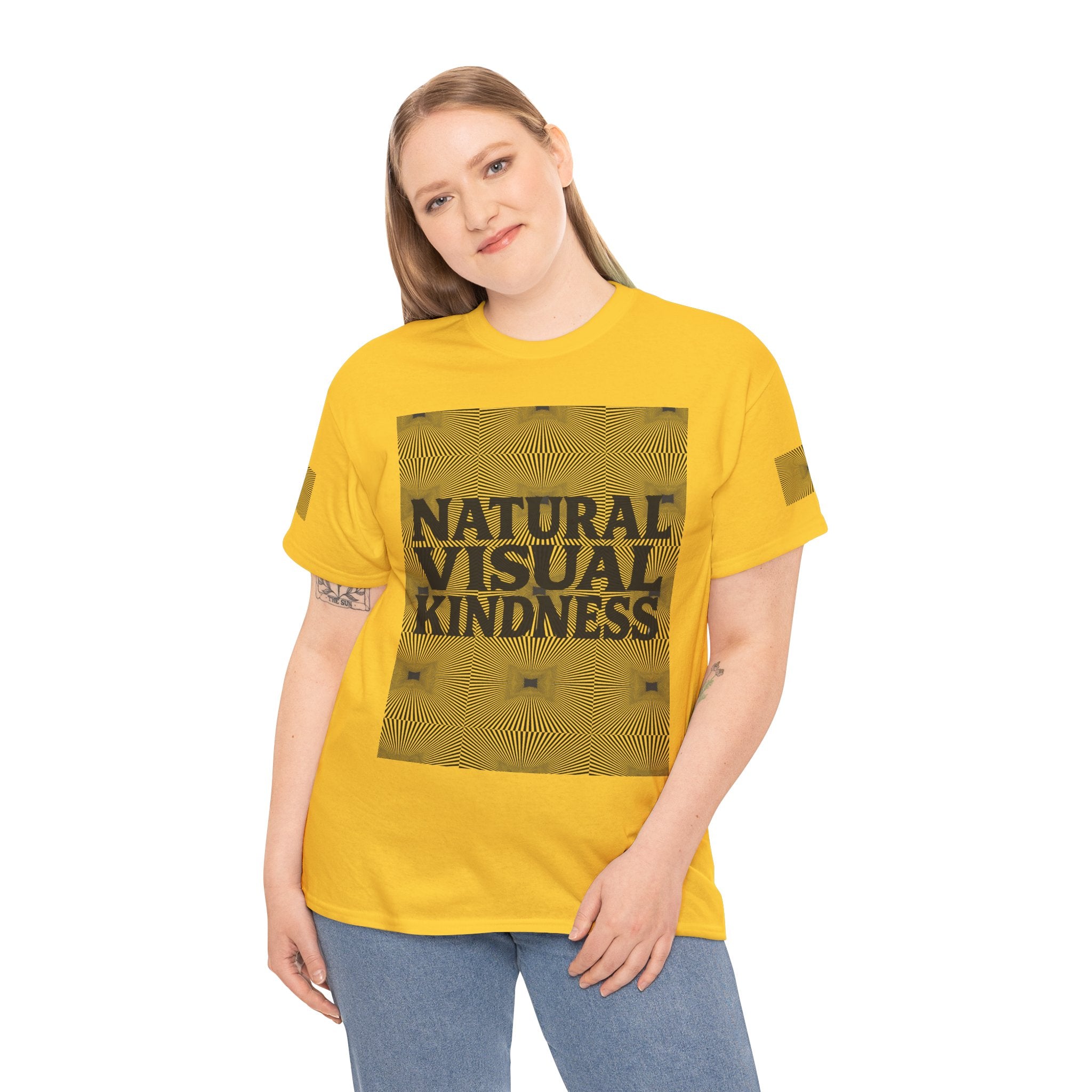 NVK NATURAL VISUAL KINDNESS TEE™ — Optical Art Graphic