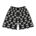 NVK ABSTRACT BASKETBALL SHORTS™ — Black/White AOP Athletic
