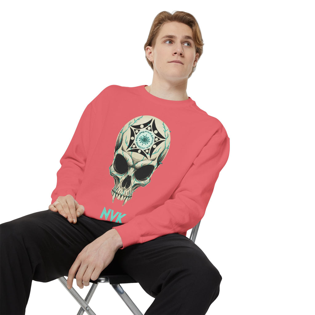 NVK BUGA SPHERE SKULL SWEATSHIRT™ — Graphic Crewneck