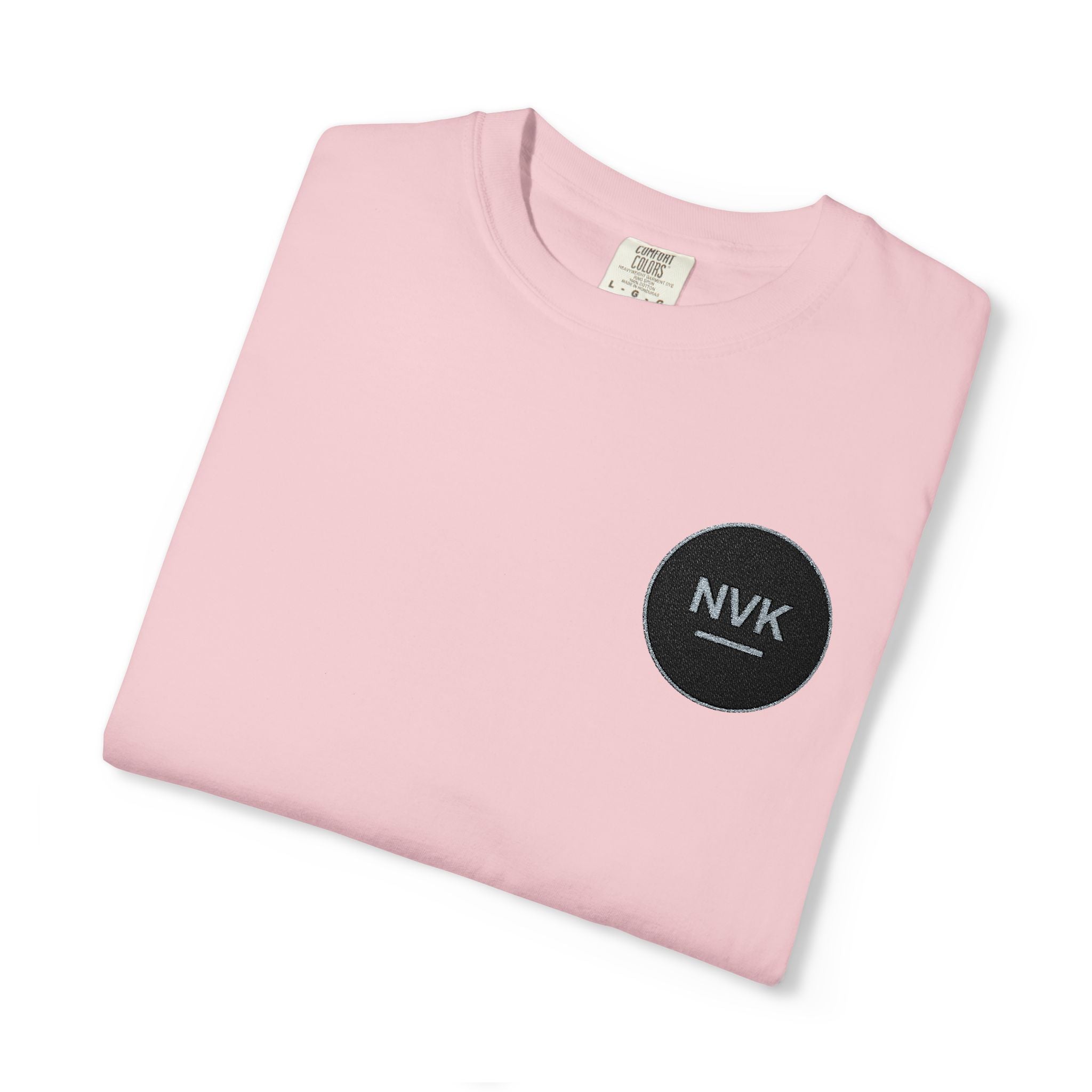 NVK MINIMAL LOGO TEE™ — Heavyweight Garment-Dyed Essential