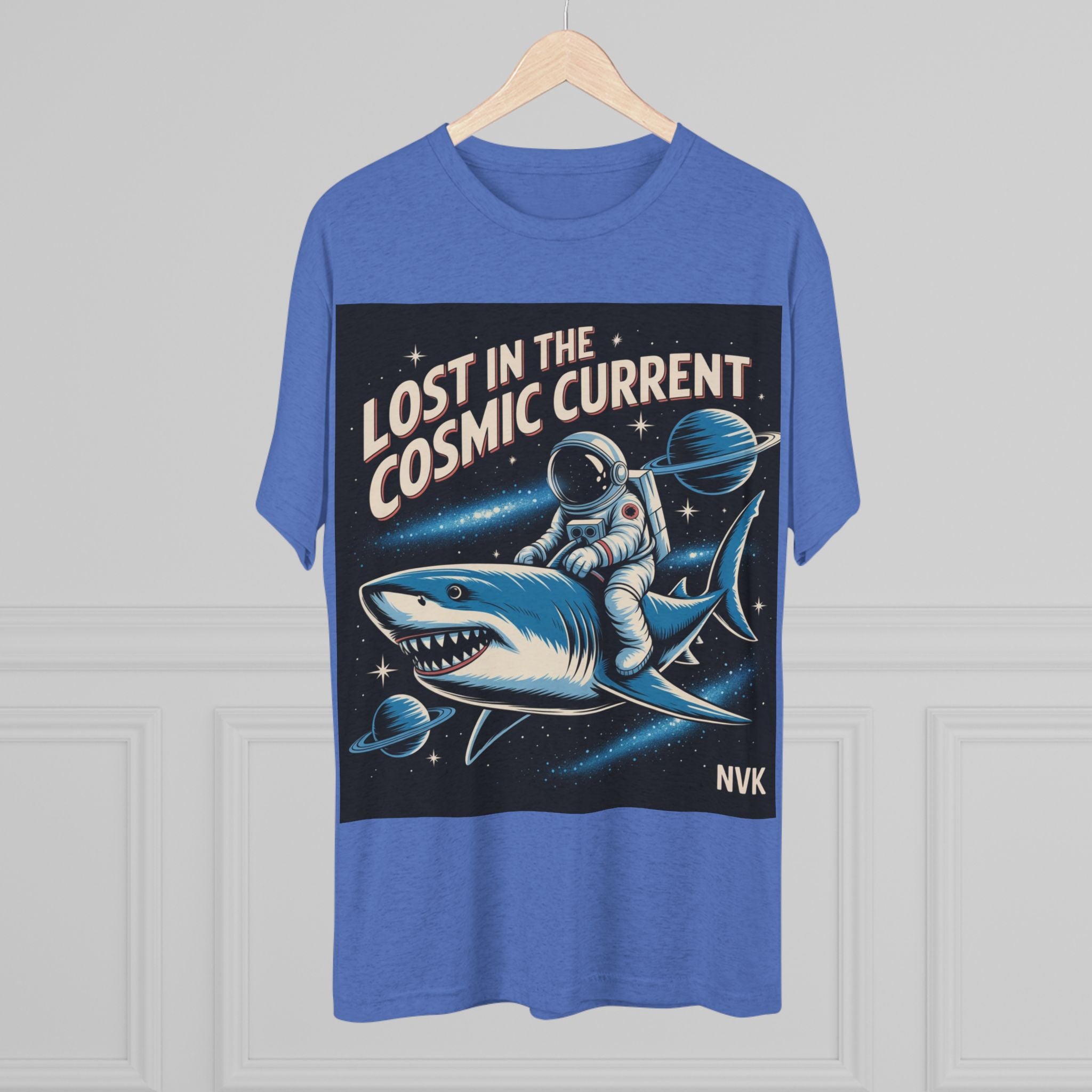 NVK COSMIC CURRENT TEE™ — Unisex Tri-Blend Graphic
