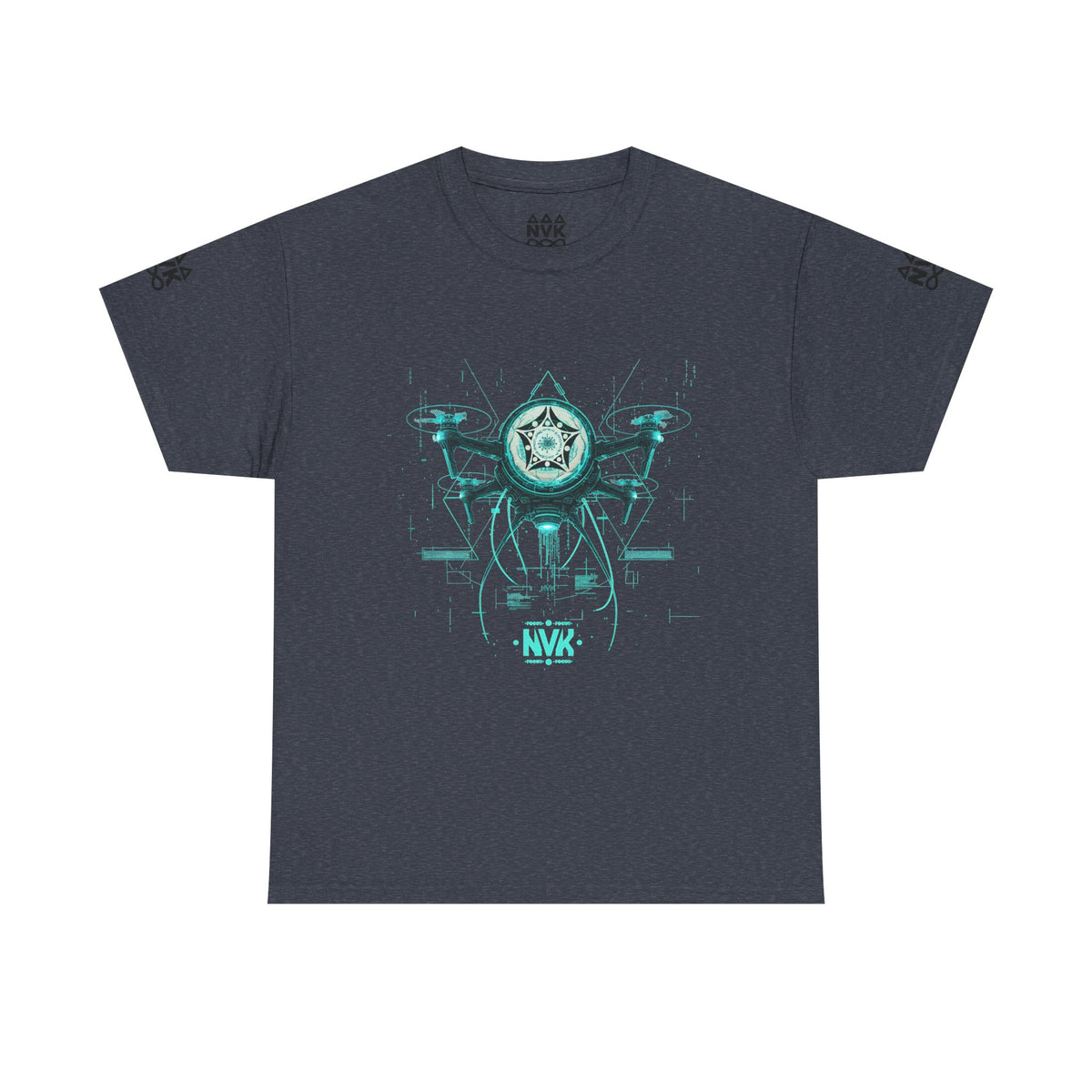 NVK ALIEN DRONE EMBLEM TEE™ — Futuristic Tech Graphic