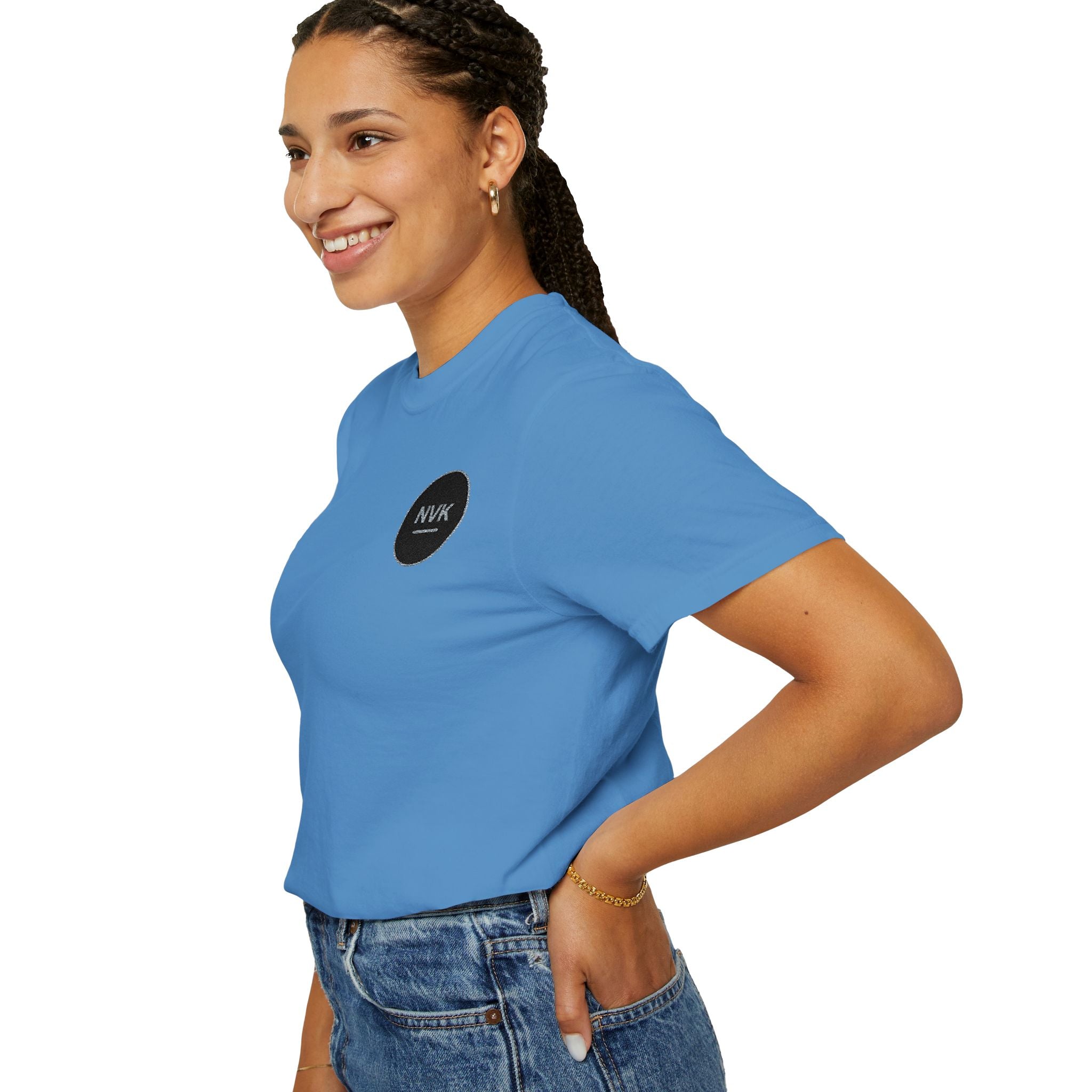 NVK MINIMAL LOGO TEE™ — Heavyweight Garment-Dyed Essential
