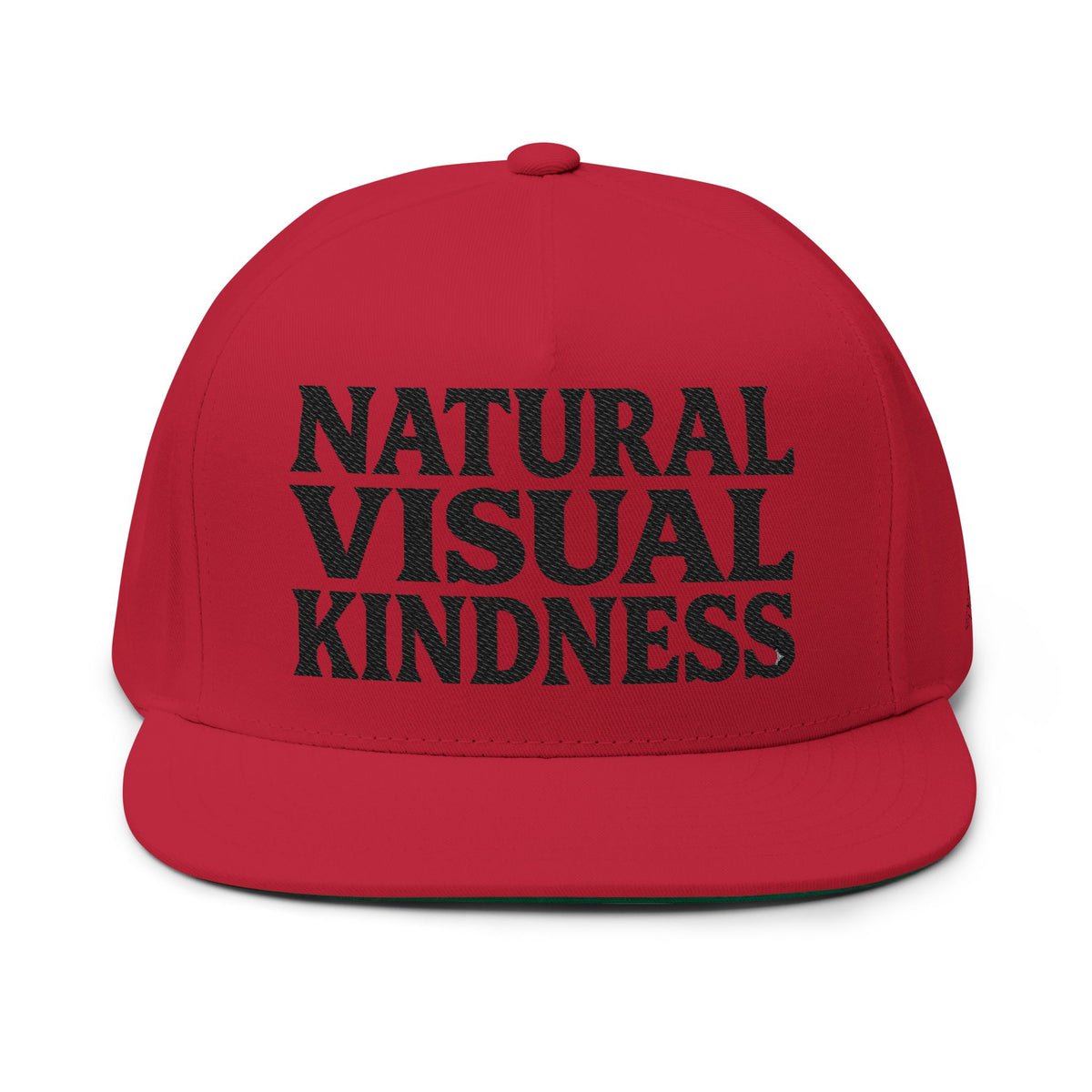 NVK NATURAL VISUAL KINDNESS FLAT BILL CAP™ — Embroidered Snapback