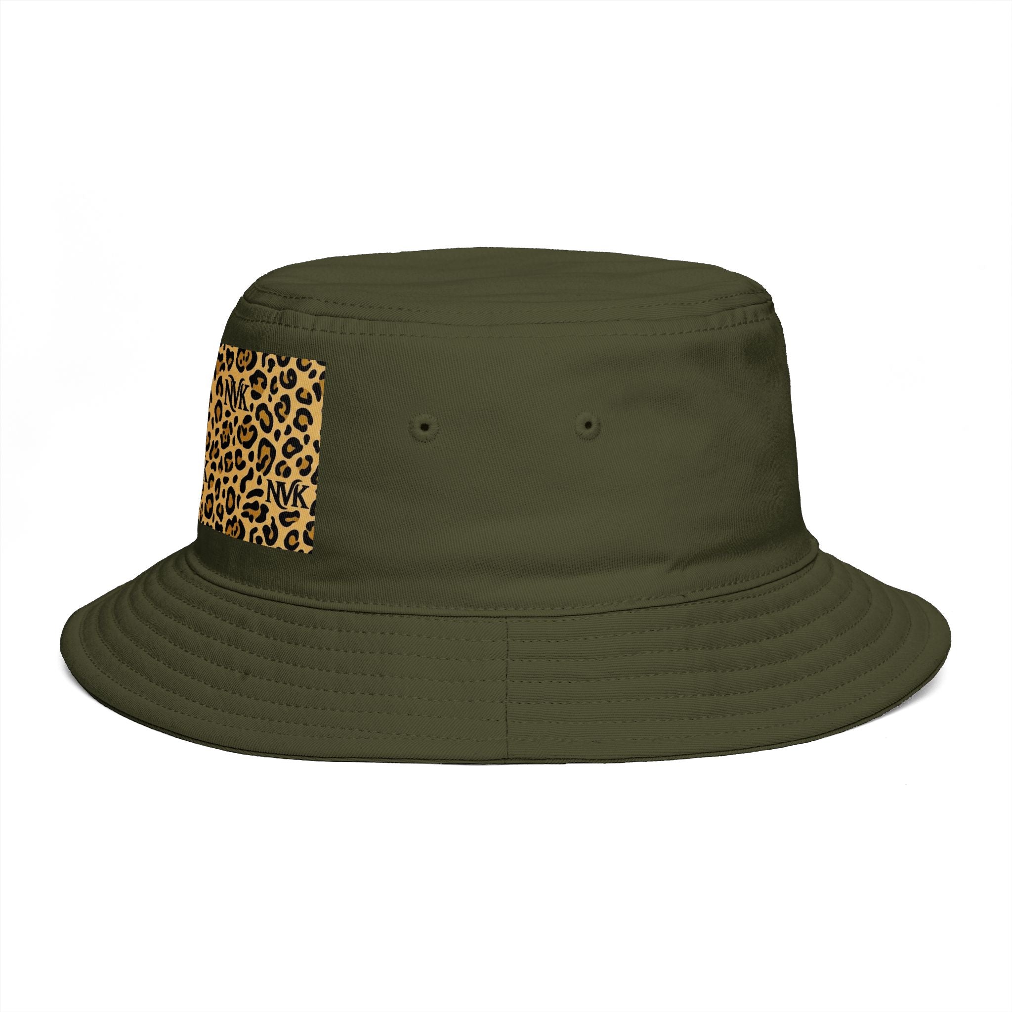 NVK LEOPARD BUCKET HAT™ — Brown Safari Print Sun Hat