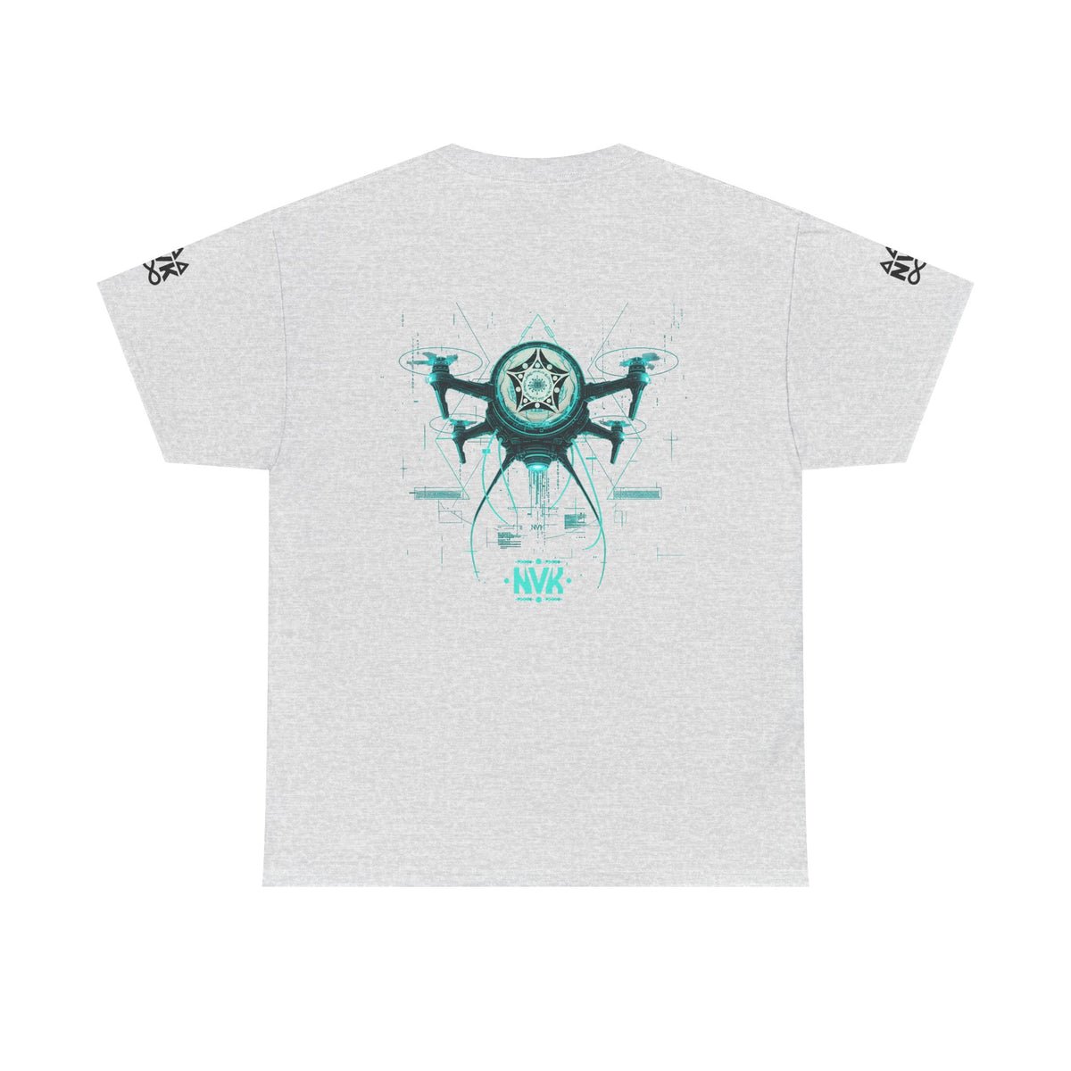 NVK ALIEN DRONE EMBLEM TEE™ — Futuristic Tech Graphic