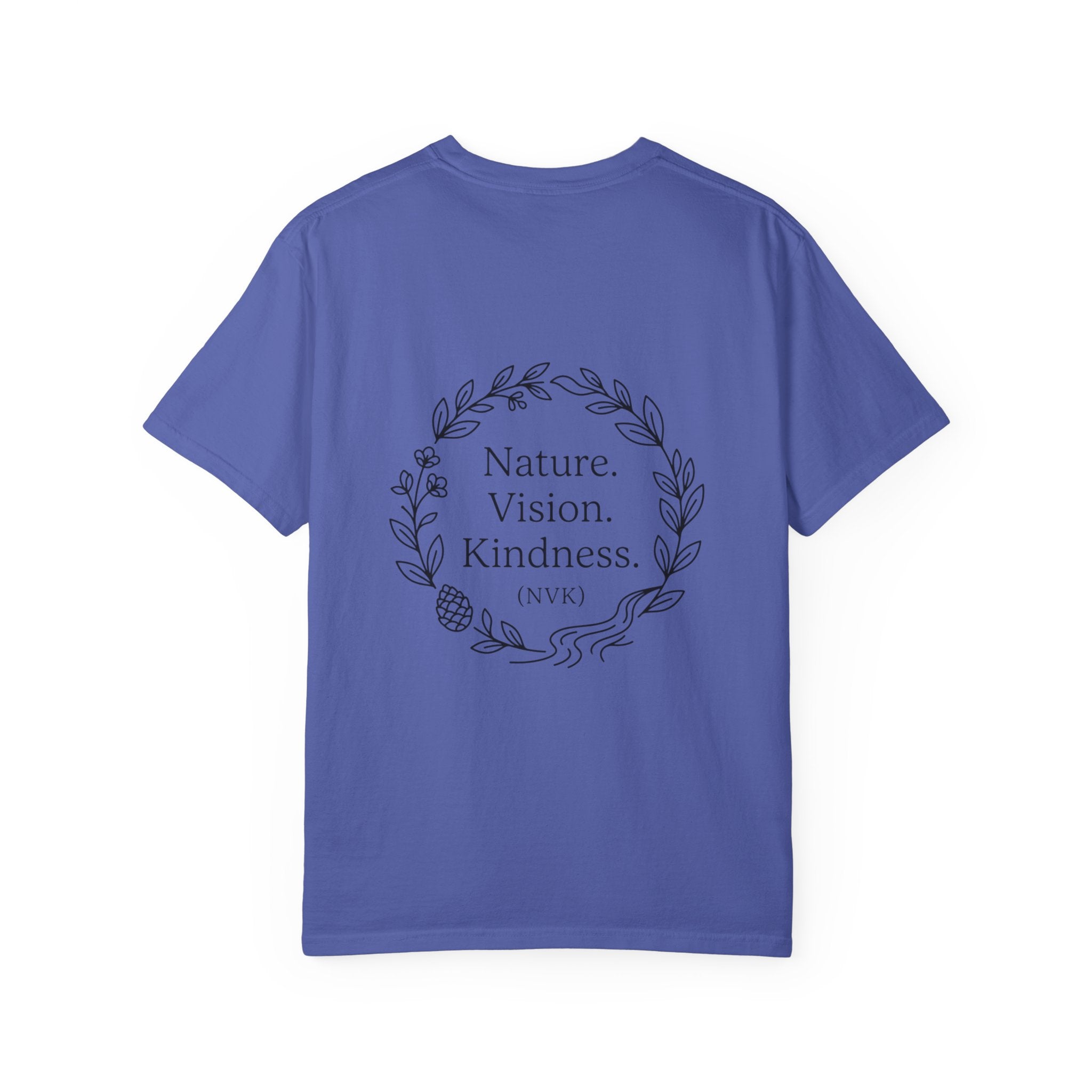 NVK NATURE VISION KINDNESS TEE™ — Floral Wreath Graphic