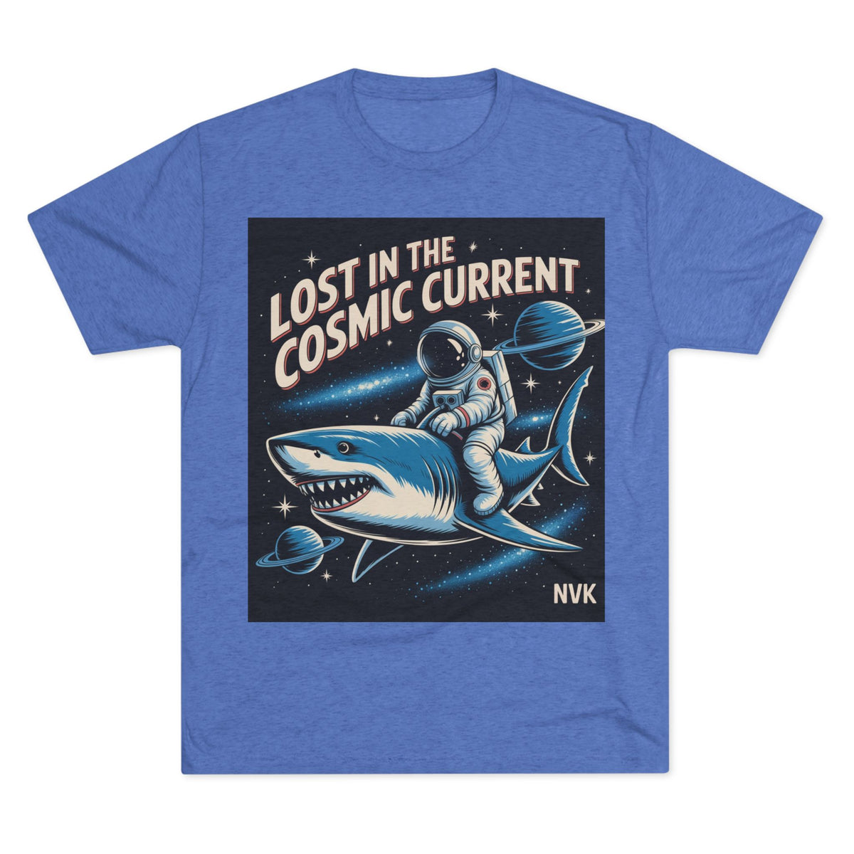 NVK COSMIC CURRENT TEE™ — Unisex Tri-Blend Graphic
