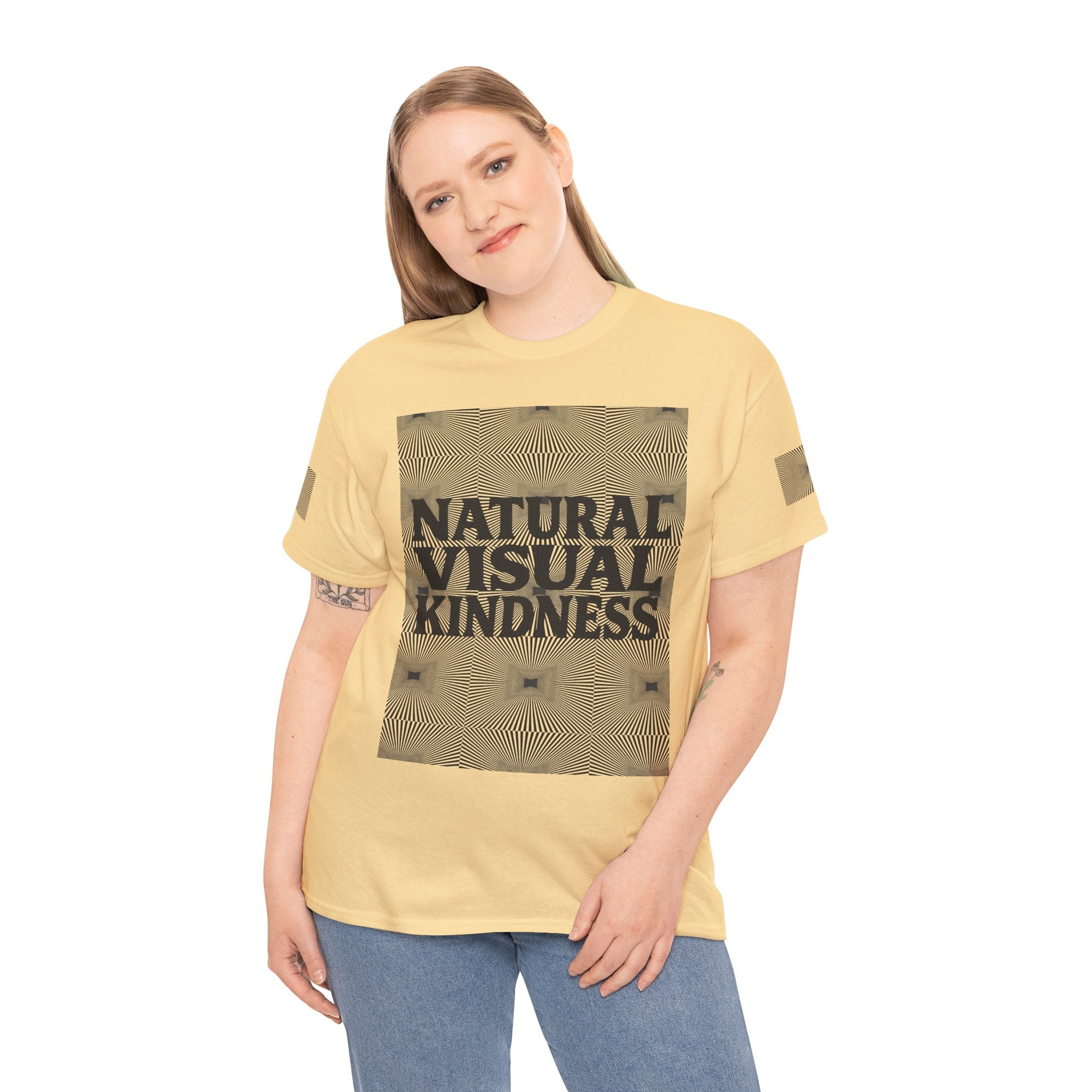 NVK NATURAL VISUAL KINDNESS TEE™ — Optical Art Graphic