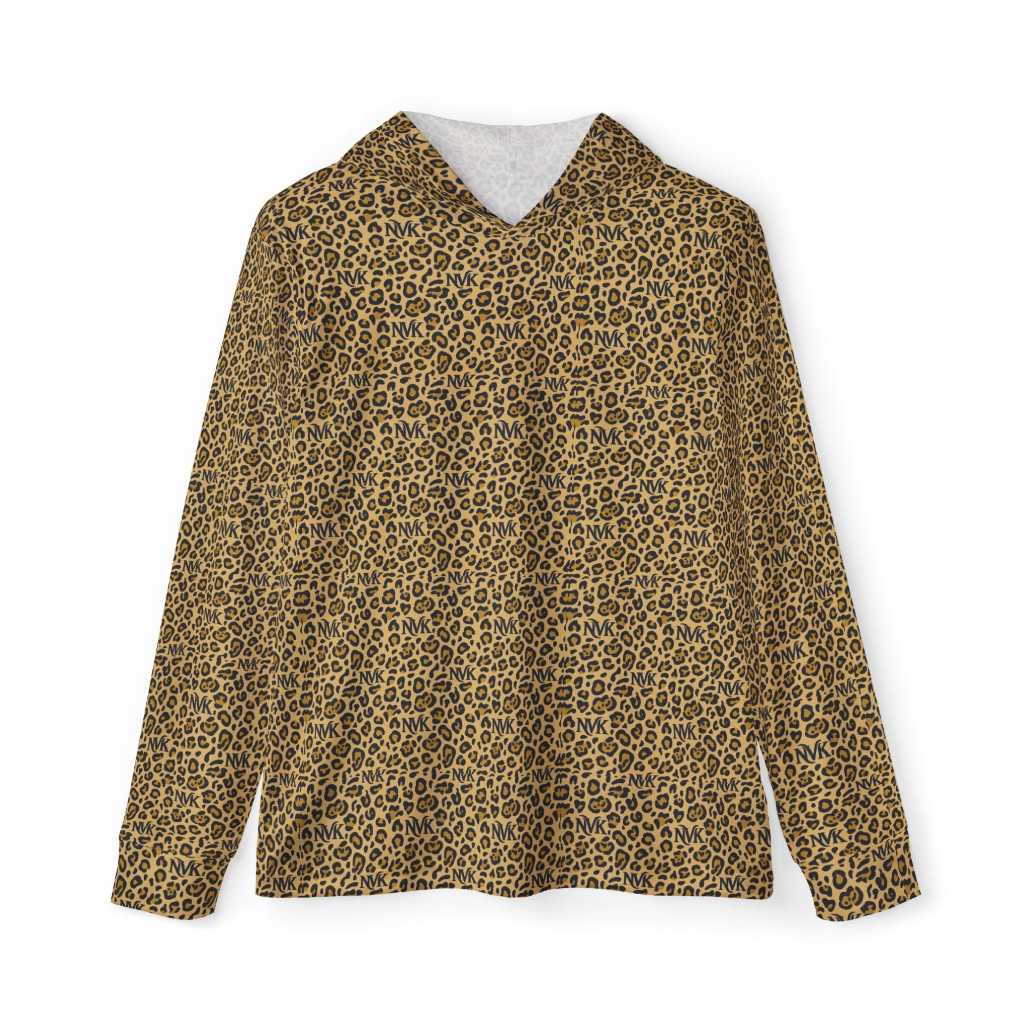 NVK LEOPARD WARMUP HOODIE™ — Men's AOP Athletic Pullover