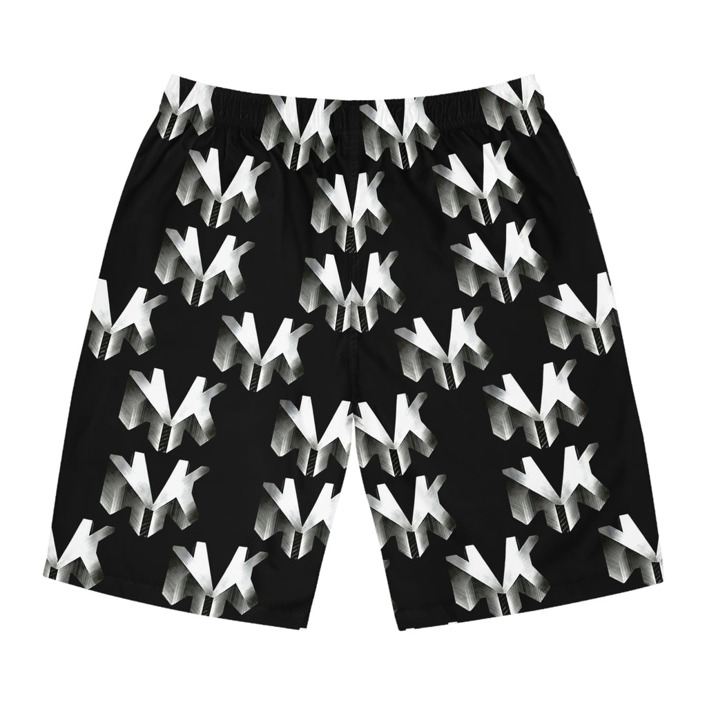 NVK GEOMETRIC BOARD SHORTS™ — Men's AOP Swim
