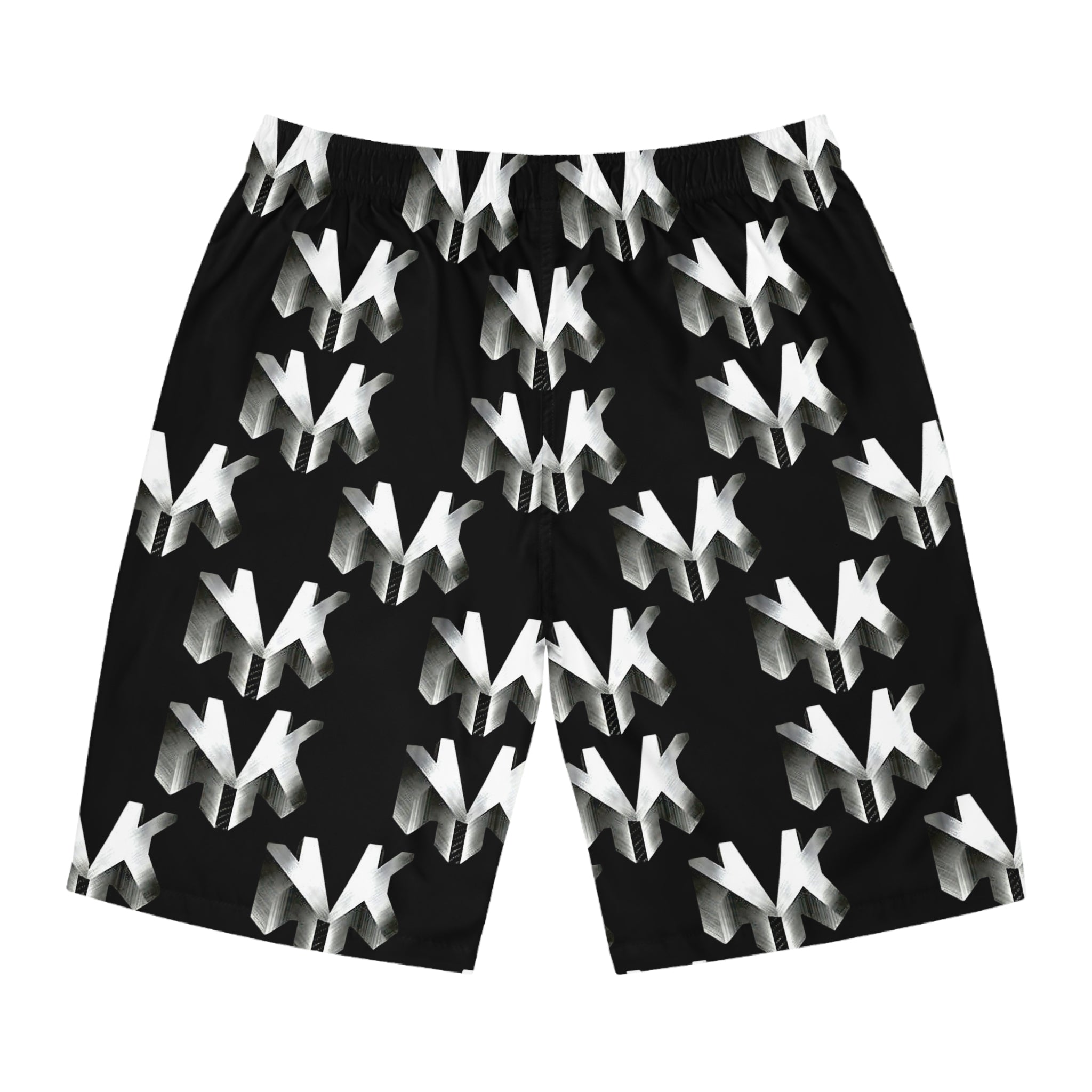 NVK GEOMETRIC BOARD SHORTS™ — Men's AOP Swim