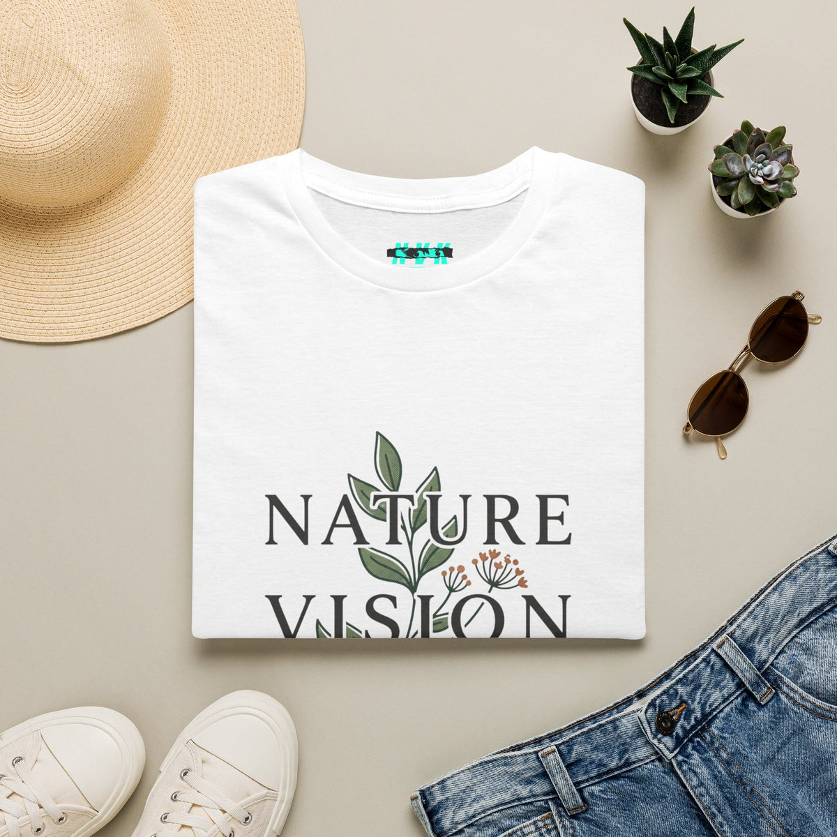 NVK NATURE VISION TEE™ — Botanical Graphic, Everyday Wear