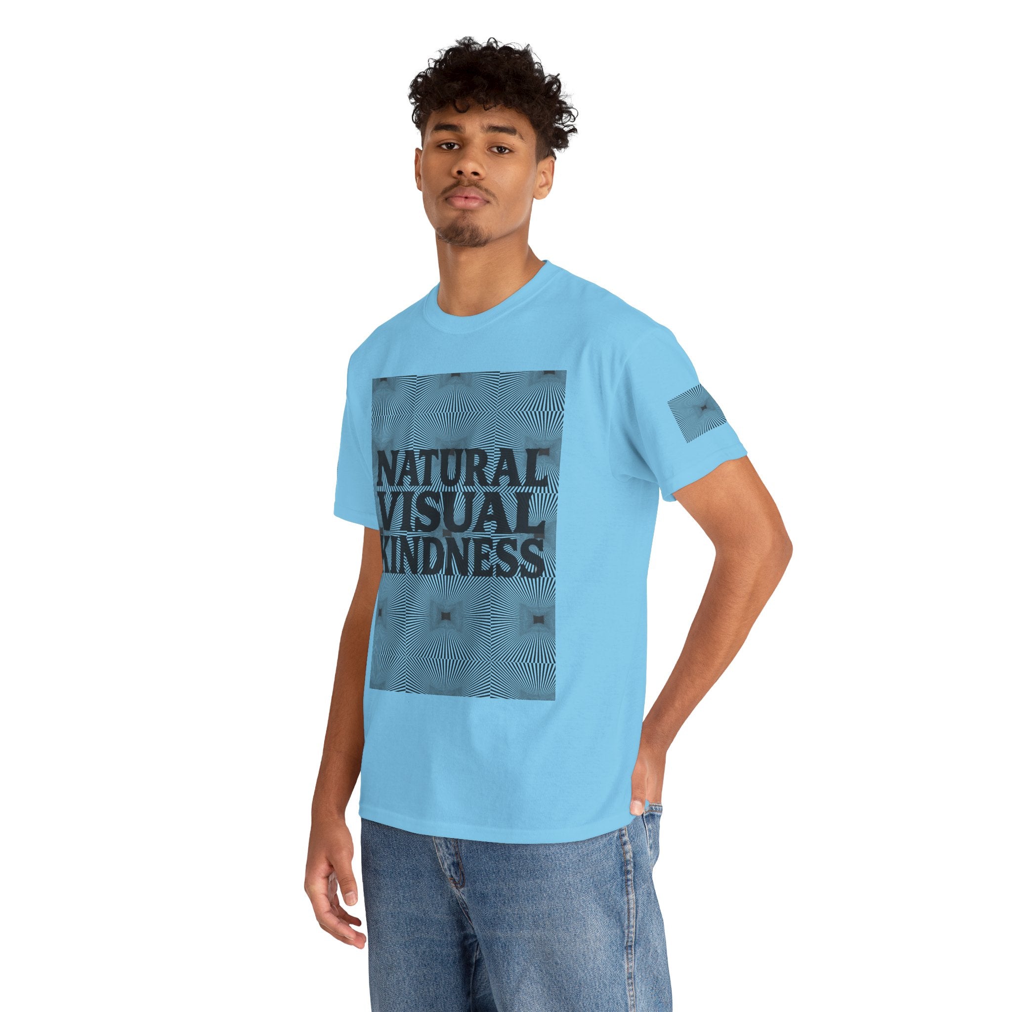 NVK NATURAL VISUAL KINDNESS TEE™ — Optical Art Graphic