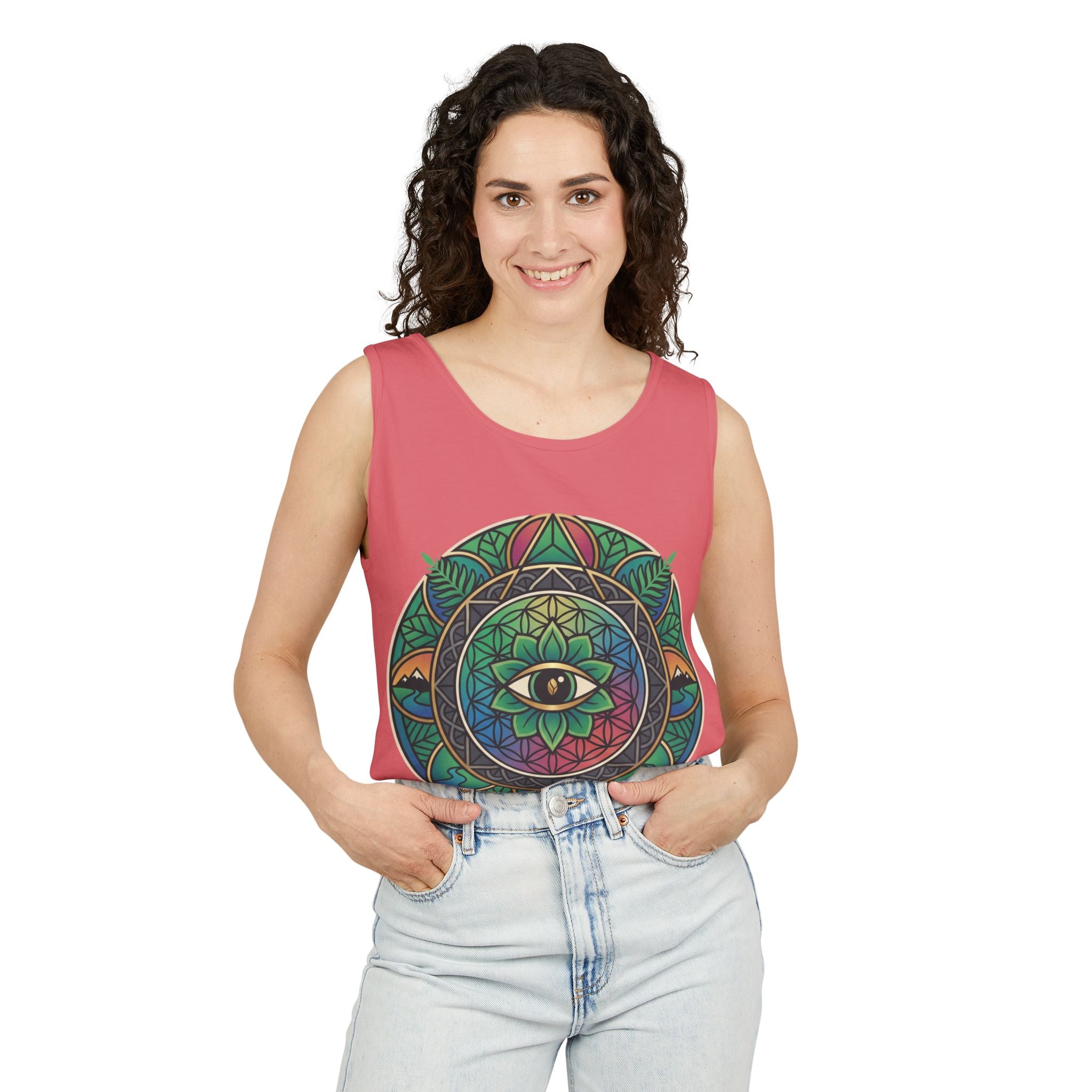 NVK MANDALA EYE TANK™ — Unisex Spiritual Graphic