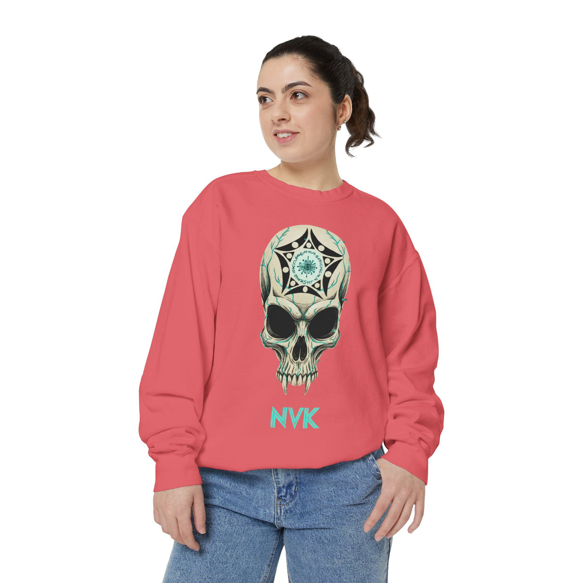 NVK BUGA SPHERE SKULL SWEATSHIRT™ — Graphic Crewneck