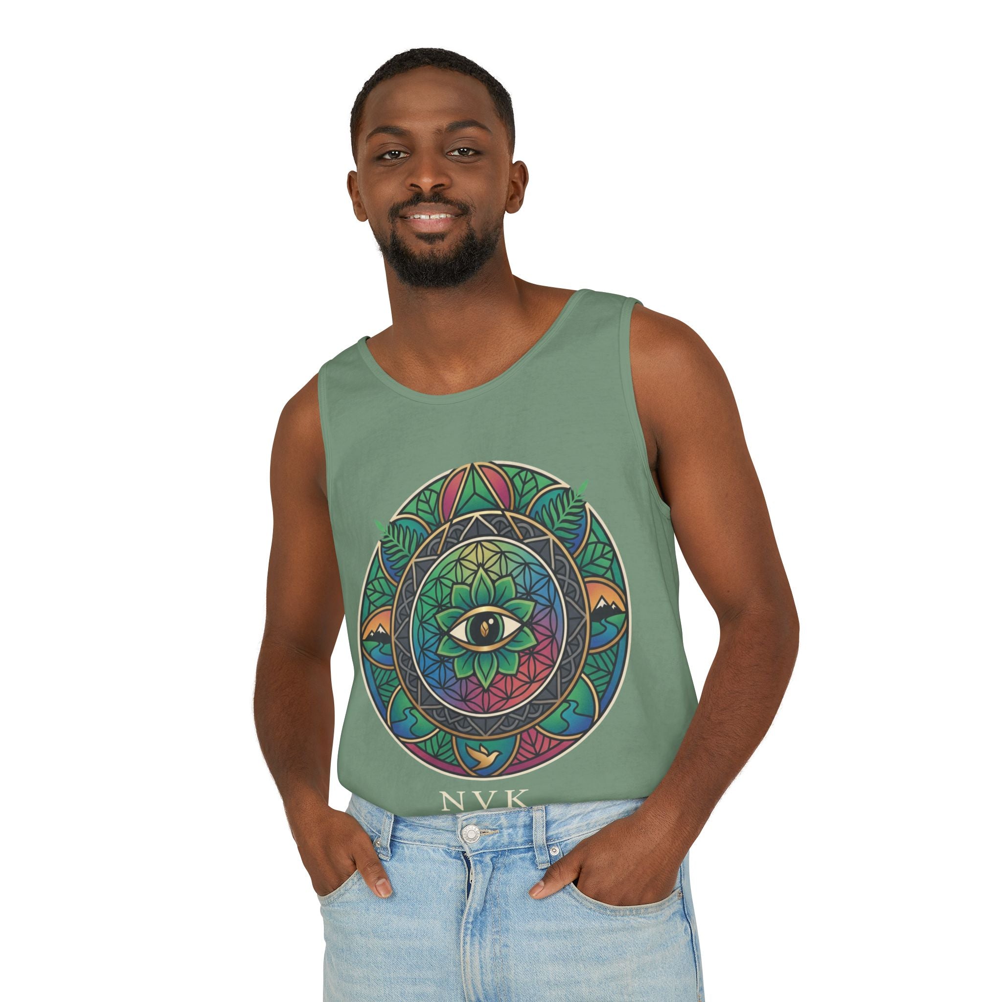NVK MANDALA EYE TANK™ — Unisex Spiritual Graphic