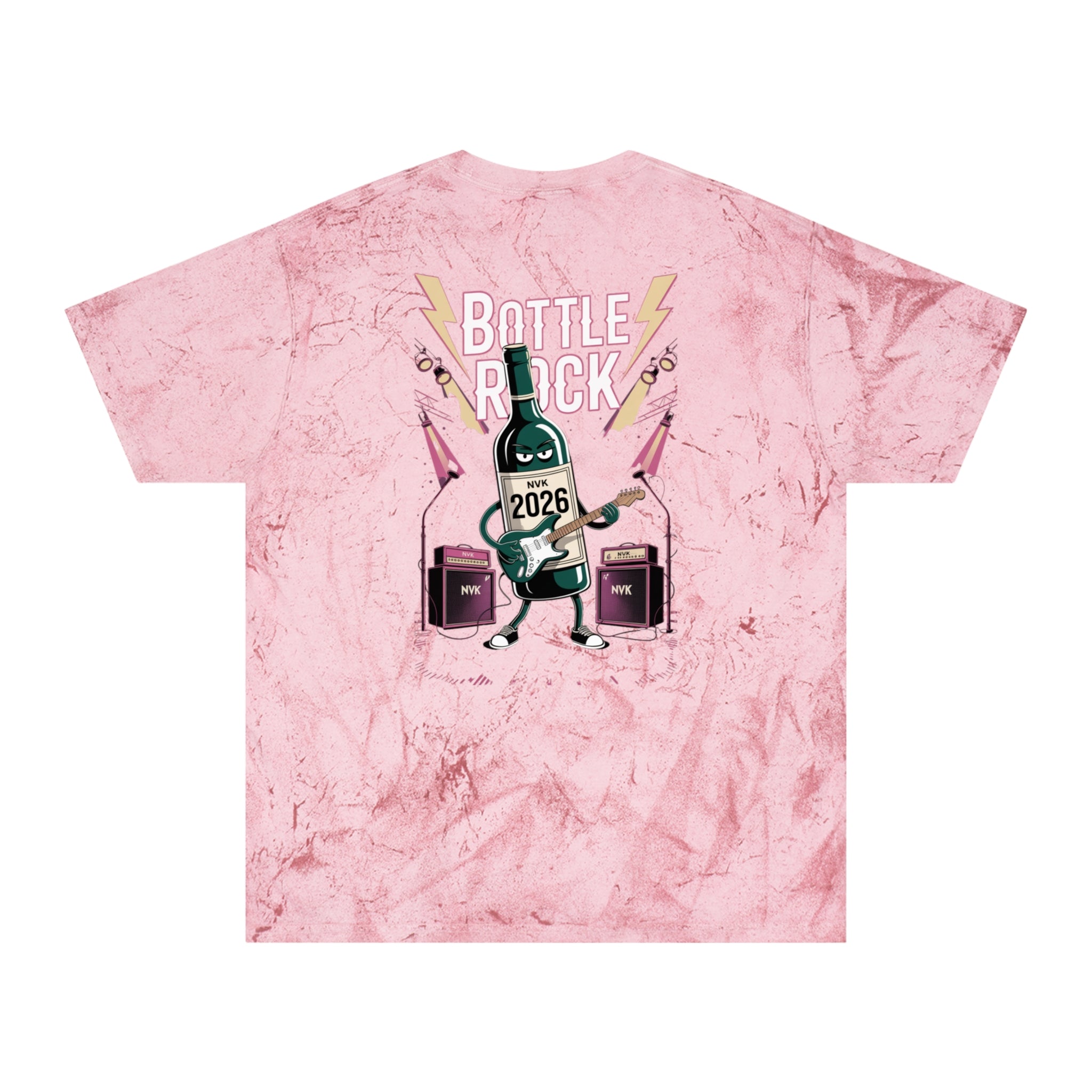 NVK BOTTLE ROCK TEE™ — Vintage Tie-Dye Graphic