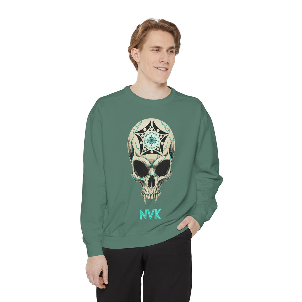 NVK BUGA SPHERE SKULL SWEATSHIRT™ — Graphic Crewneck