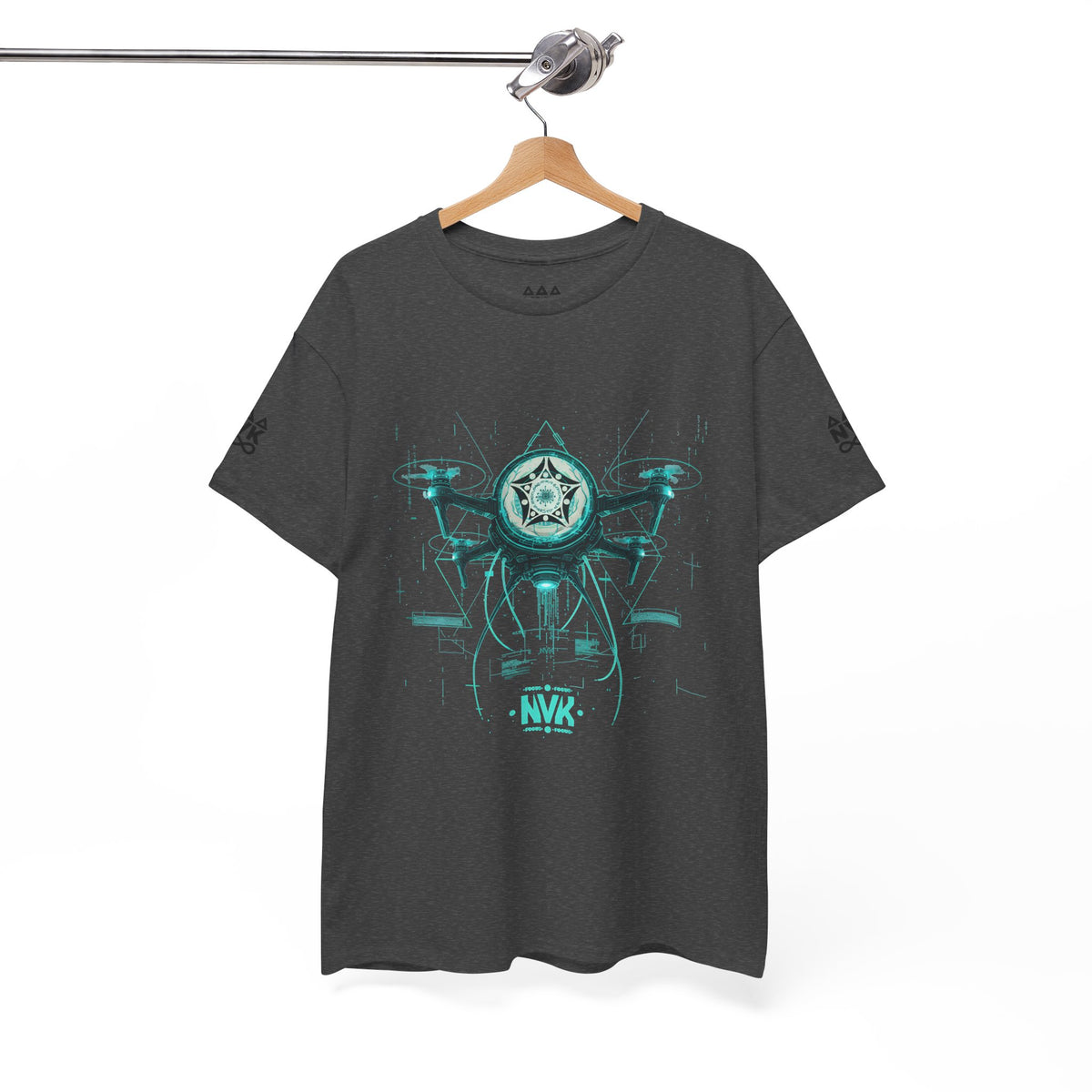 NVK ALIEN DRONE EMBLEM TEE™ — Futuristic Tech Graphic