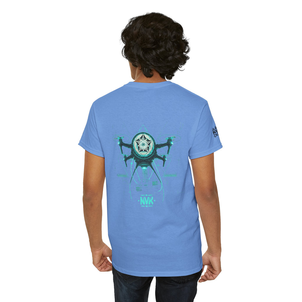 NVK ALIEN DRONE EMBLEM TEE™ — Futuristic Tech Graphic