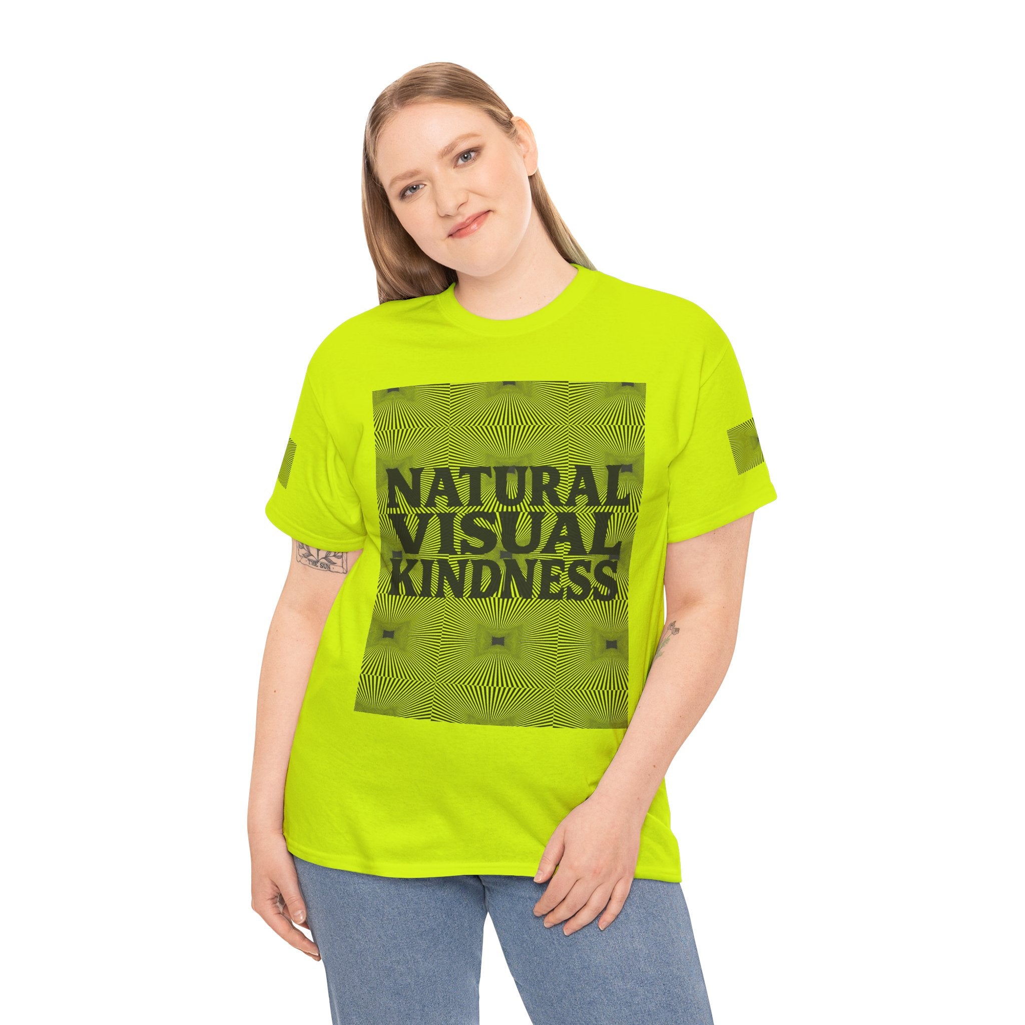 NVK NATURAL VISUAL KINDNESS TEE™ — Optical Art Graphic