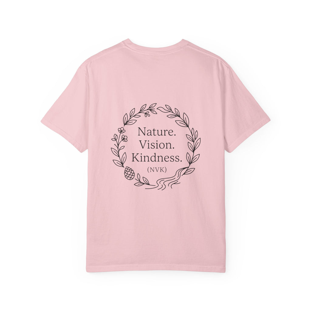 NVK NATURE VISION KINDNESS TEE™ — Floral Wreath Graphic