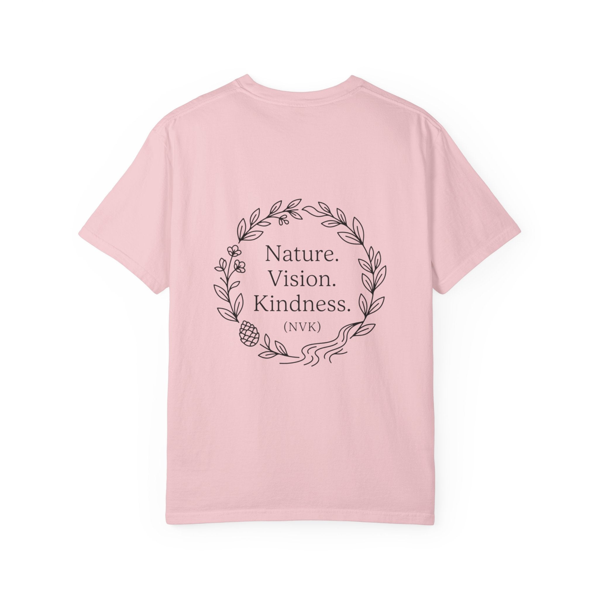 NVK NATURE VISION KINDNESS TEE™ — Floral Wreath Graphic