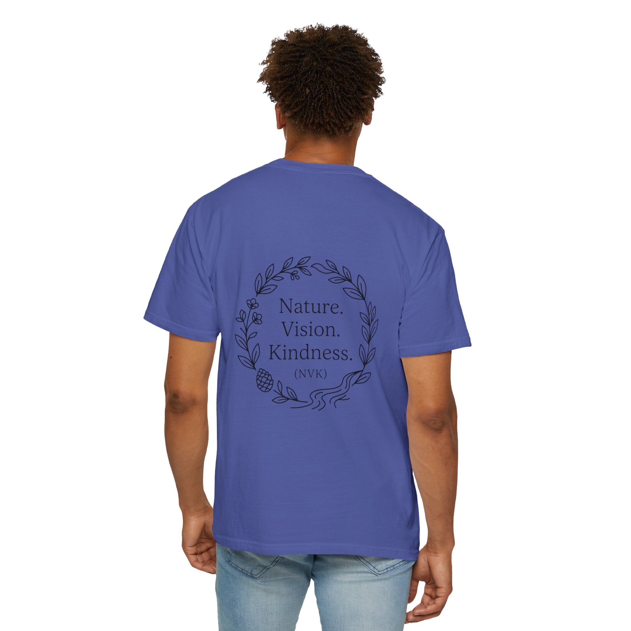 NVK NATURE VISION KINDNESS TEE™ — Floral Wreath Graphic